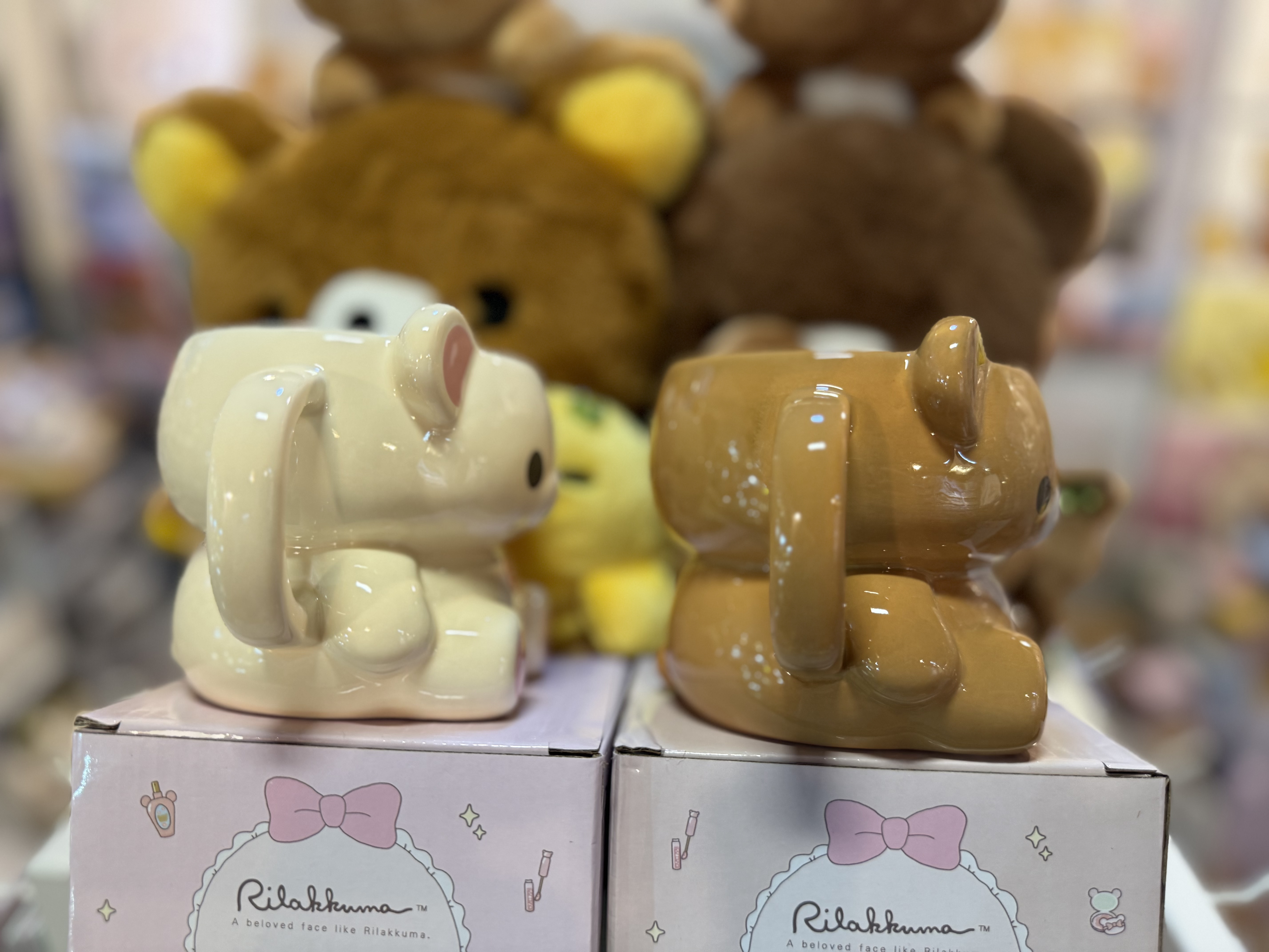《現貨》全新RILAKKUMA化妝派對系列有耳陶瓷杯
