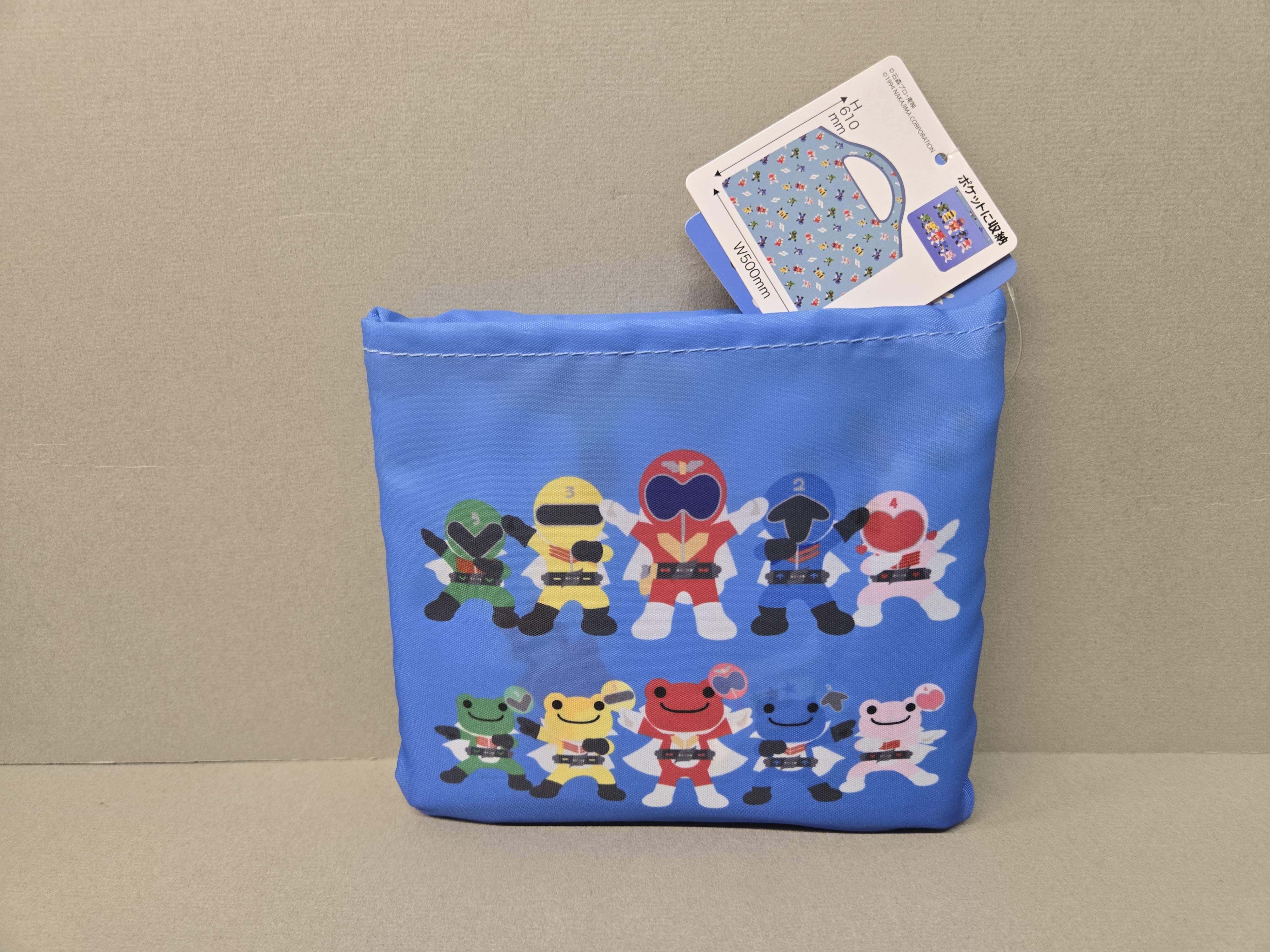 pickles×秘密戰隊蓝色環保袋