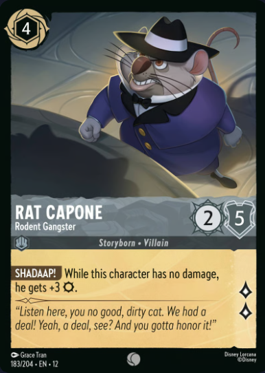 183/204 Rat Capone - Rodent Gangster C