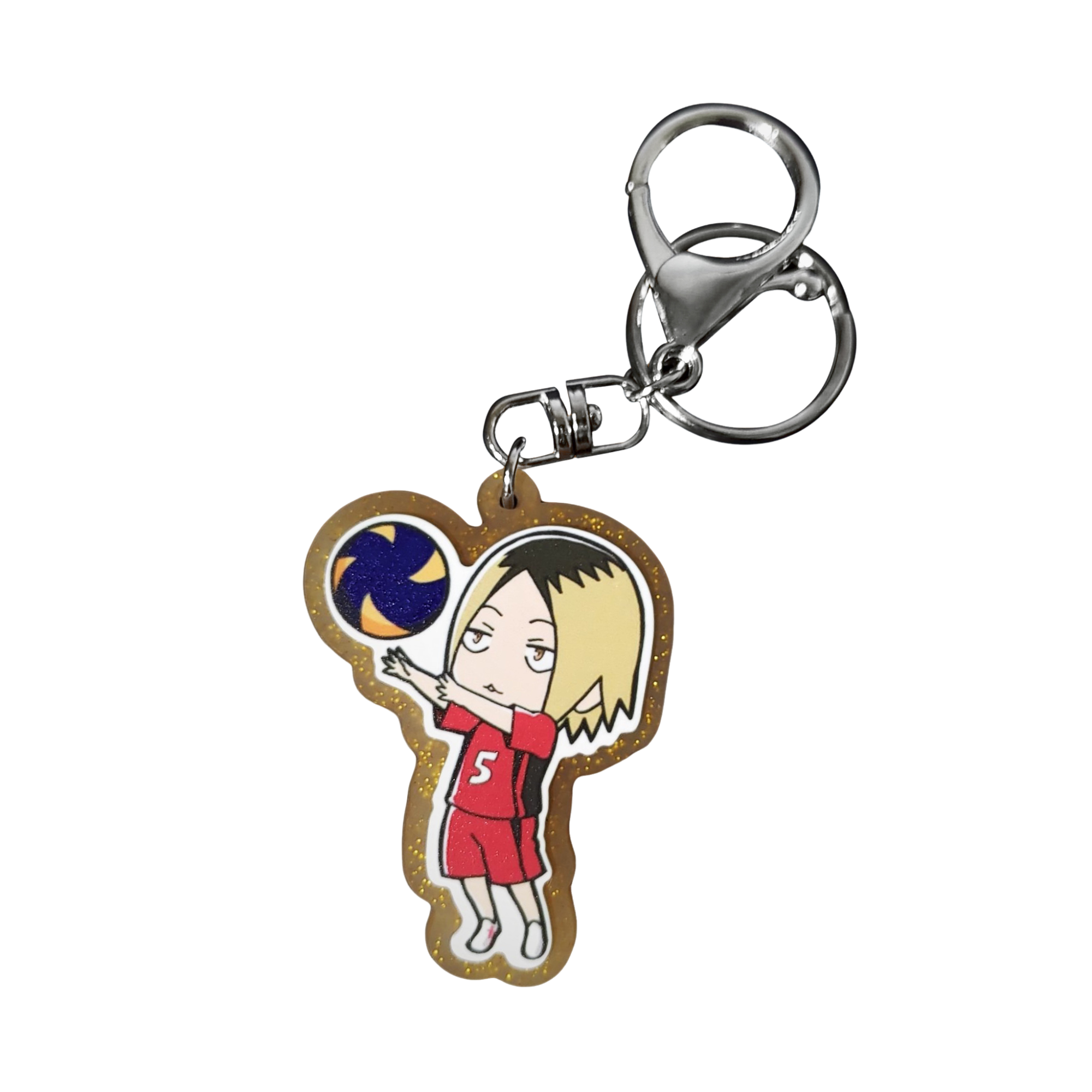 排球少年!! 滴膠鑰匙圈 孤爪研磨