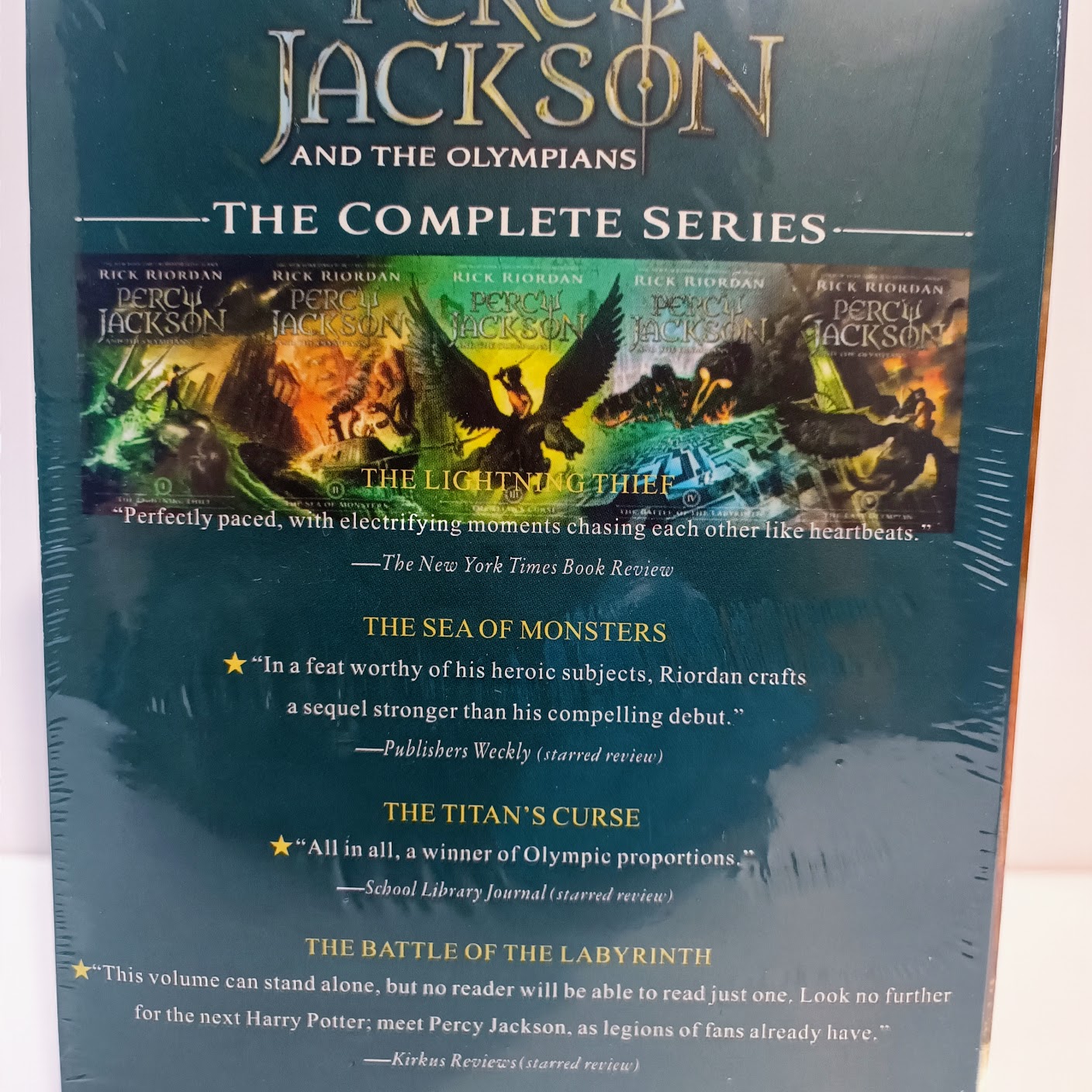 Percy Jackson and the Olympians 5 Books   Rick Riordan B422