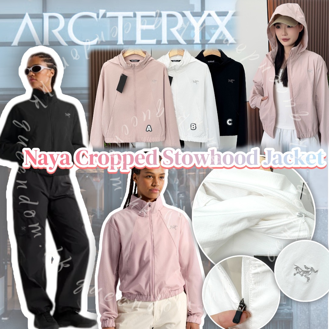 Arcteryx Naya Cropped Stowhood Jacket 短款拉鍊外套