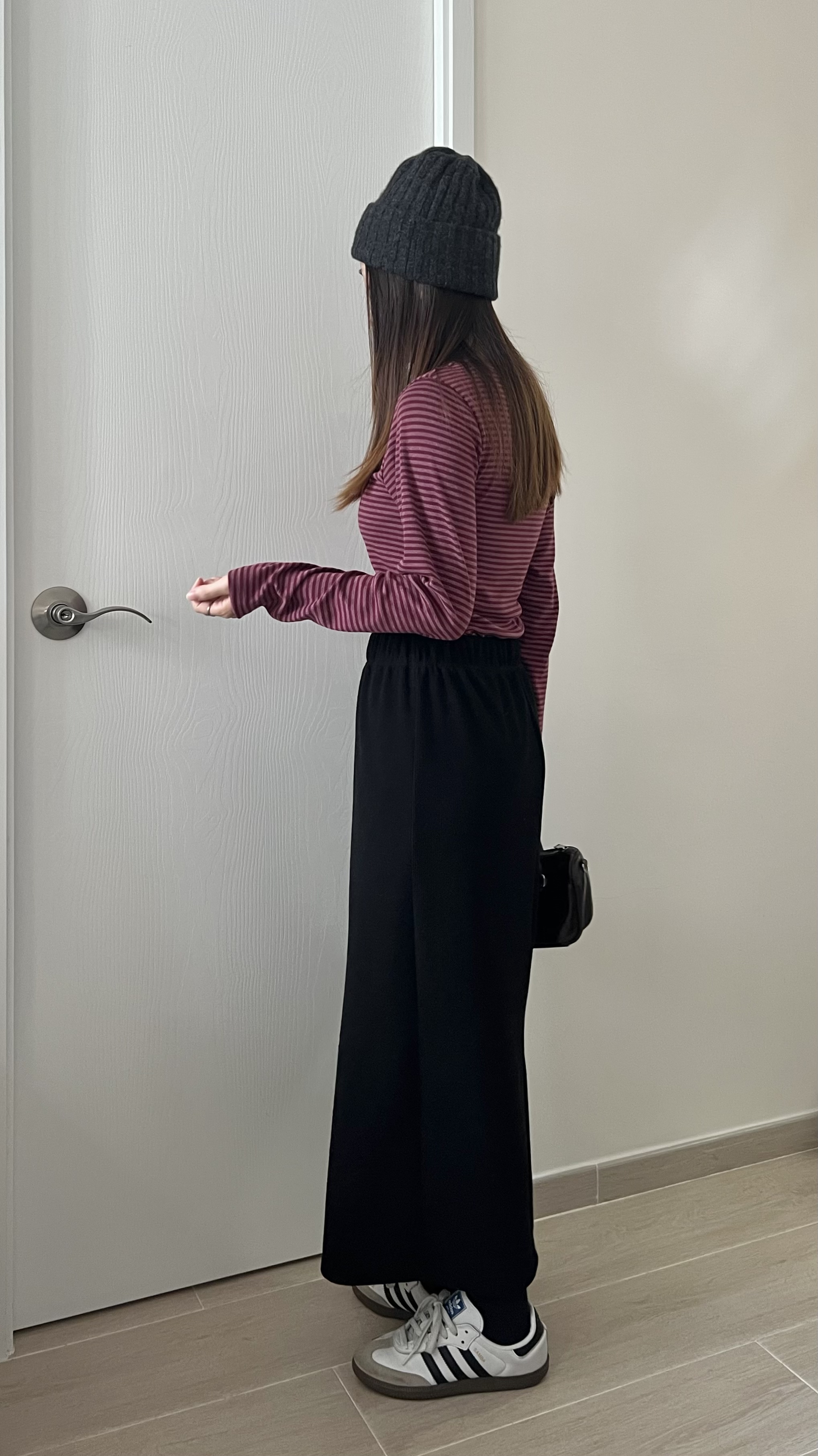 甜甜價 莓果親膚間條衫 現貨