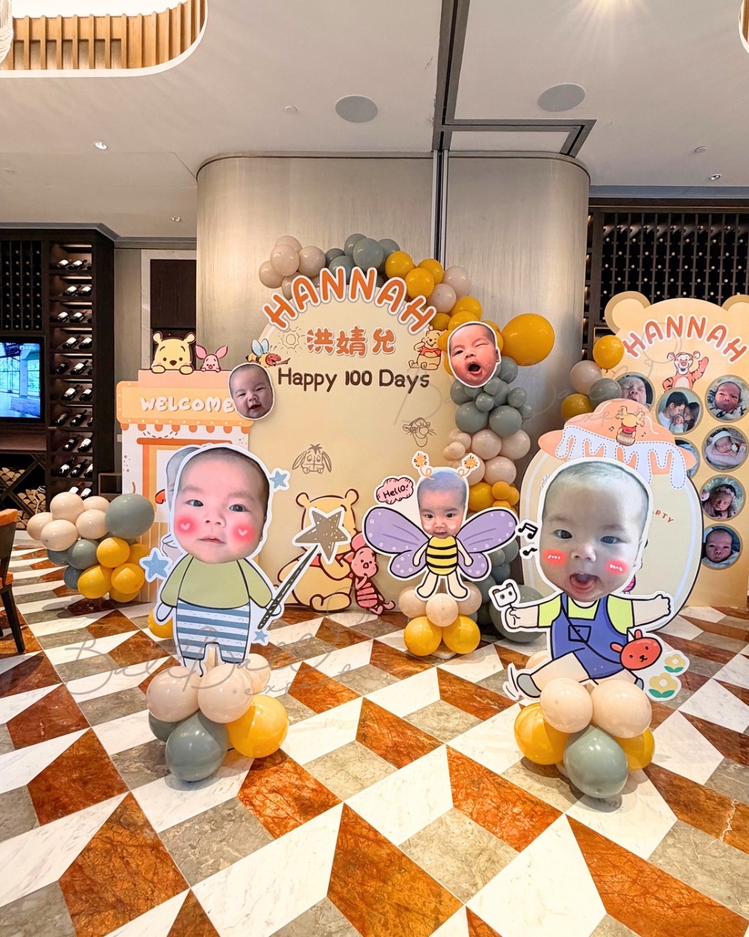 背景牆(主題定制)氣球串佈置