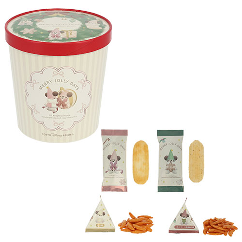 【預訂】TDR Merry Lil RingRing - 米餅小食筒