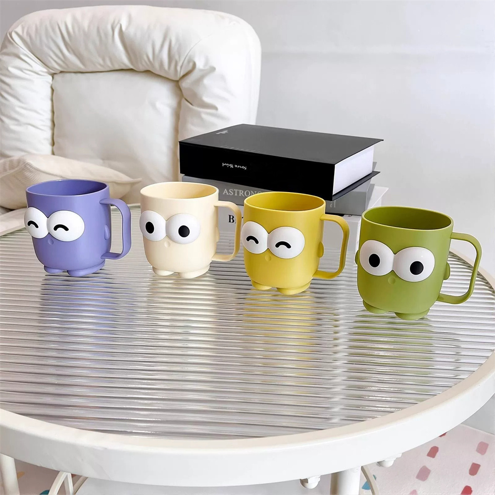 漱口杯 家用牙刷杯子 洗漱杯 情侶 學生 創意牙具 杯子 白色 [平行進口]   HK2706