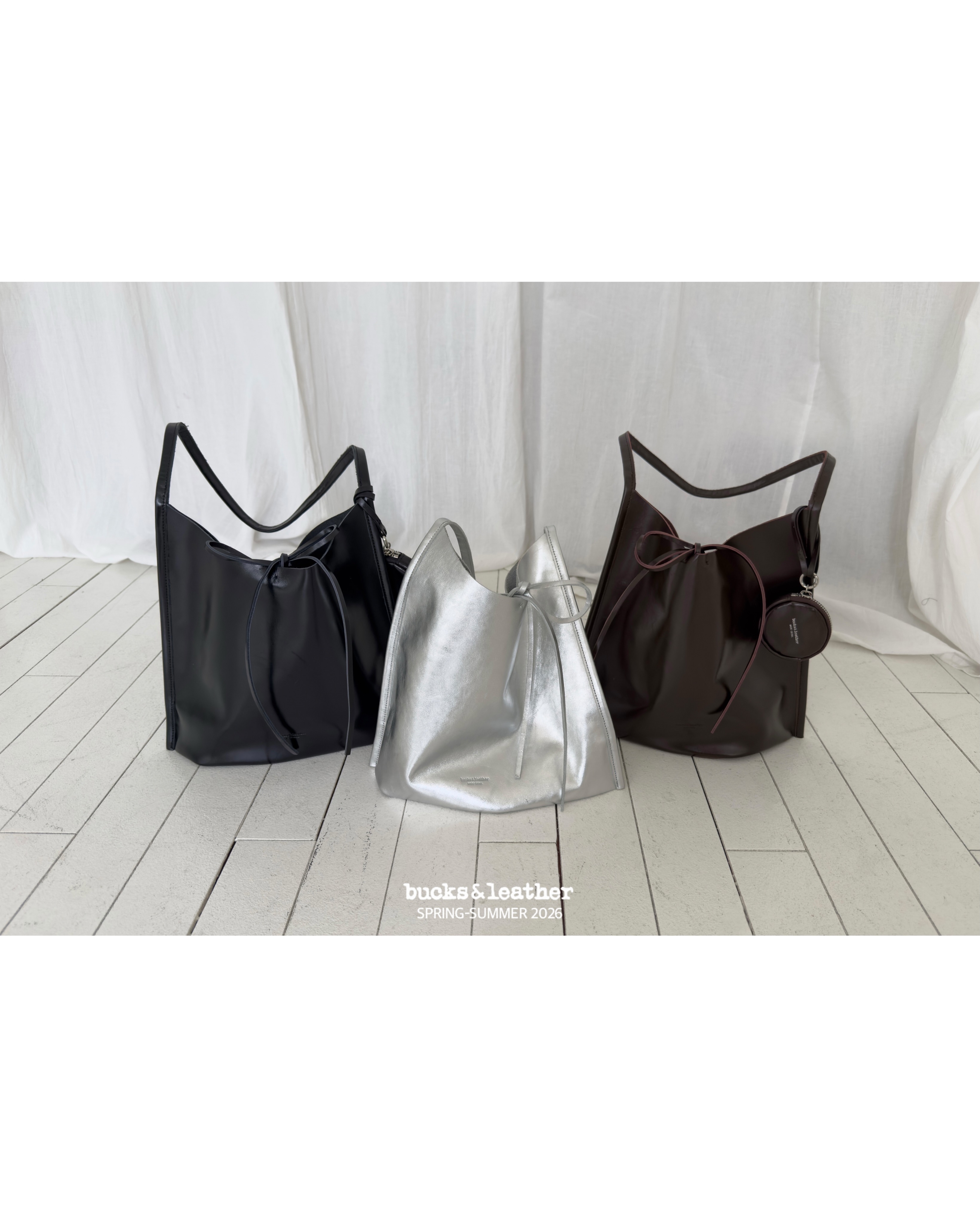 【26SS 】預訂_Flat Shoulder by Bucks & Leather