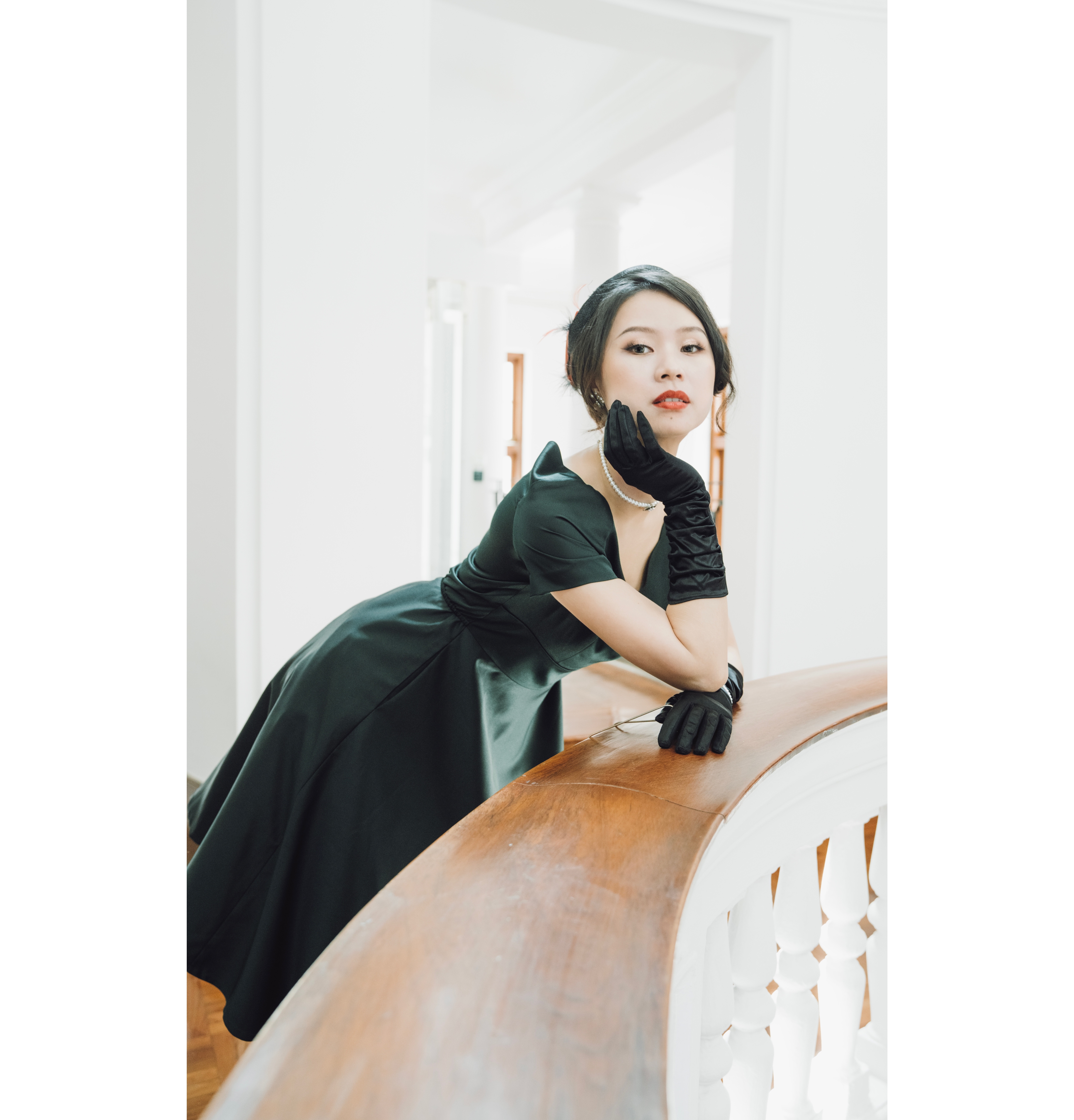 (Ready/Custom-Made) Heirloom Series Scallop Edge Swing Cocktail Dress - Green (FM170)