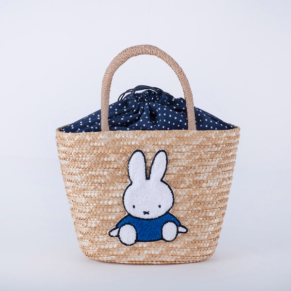 預購 miffy 2026 毛毛 草編籃子包
