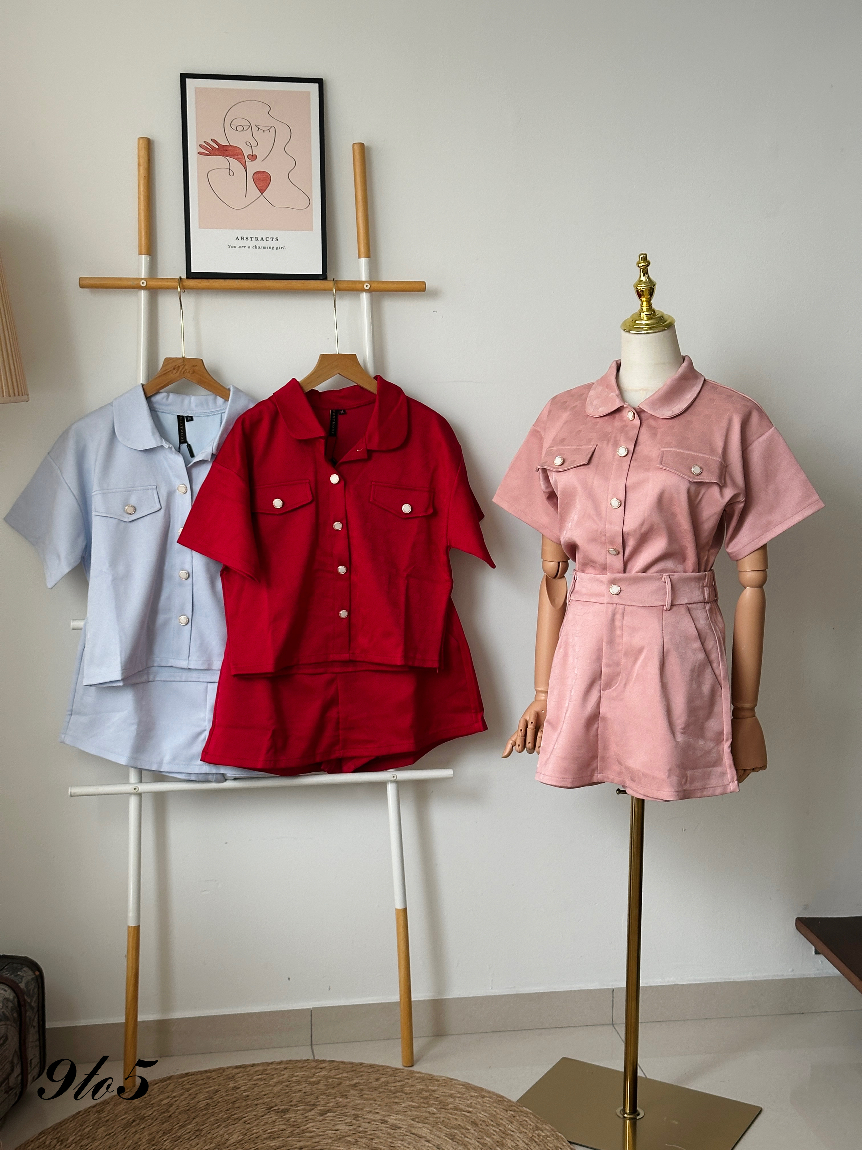 D2308 CNY Matching Set with Collar - 3 Colors