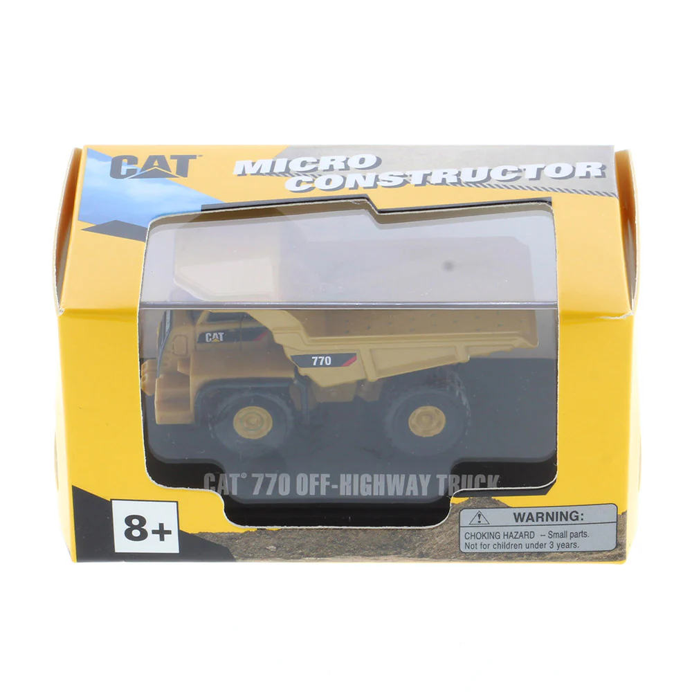 🌐代理版 DIECAST MASTERS CAT 迷你工程車收藏系列 770 卡車 / CAT MICRO 770 OFF HIGHWAY TRUCK 連展示盒 85982DB