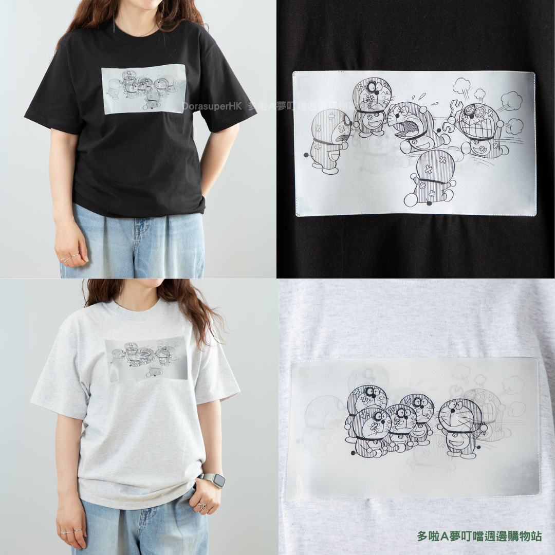 [訂購] 多啦A夢Tshirt 反光效果｜Doraemon T恤 短袖衫(DORA STORE系列)