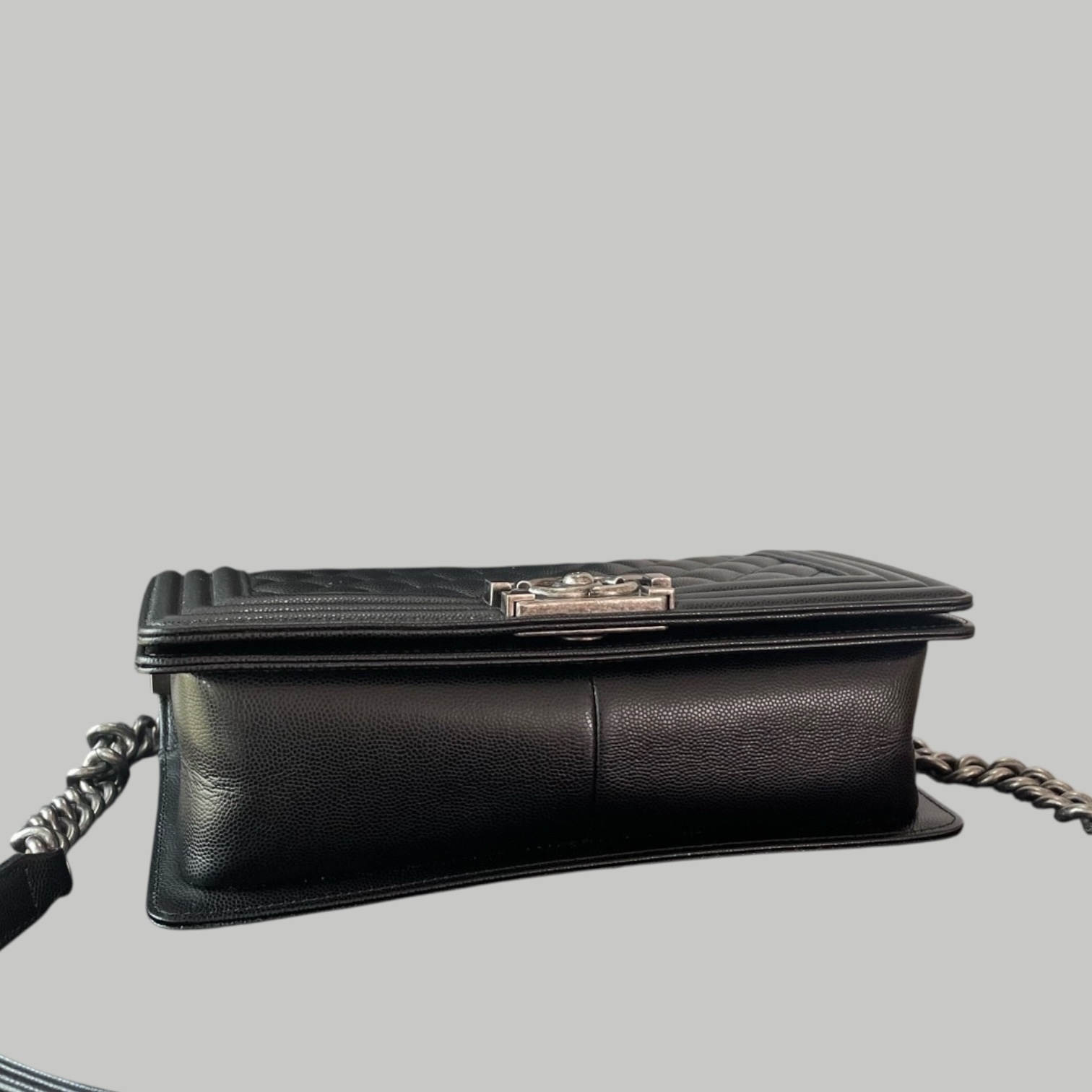 Chanel Caviar Leboy 荔枝皮