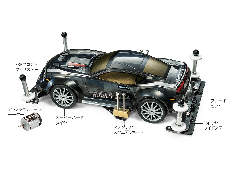 MINI 4WD STARTER PACK FM-A BALANCED SPEC (ROWDY BULL)