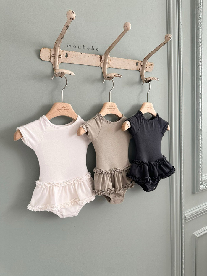 🇰🇷Monbebe包屁/裙 black親子