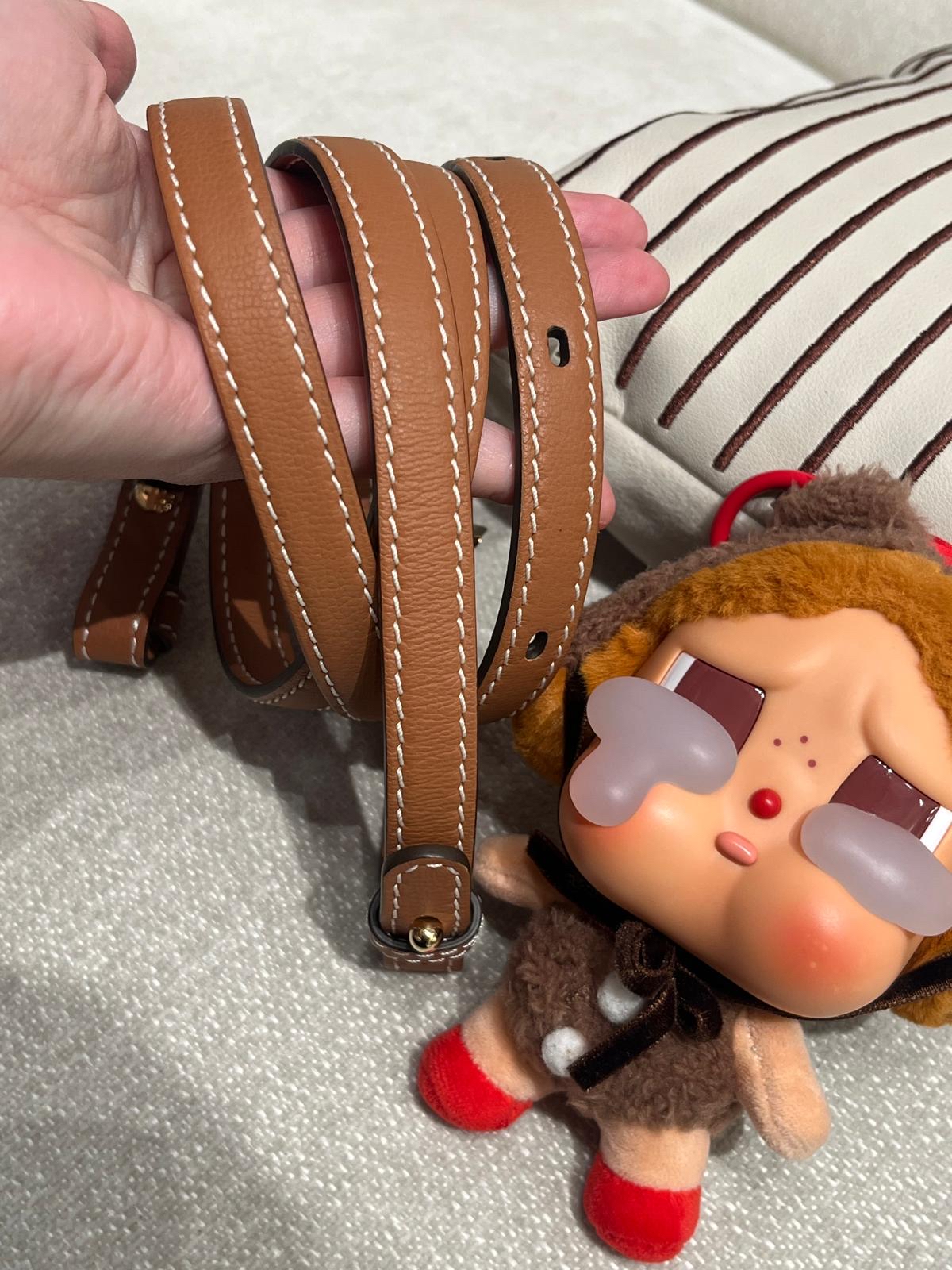 Delvaux Brillant east west mini 焦糖色 100%Authentic ,98%new ✅收據✅certificate✅鏡✅dust bag