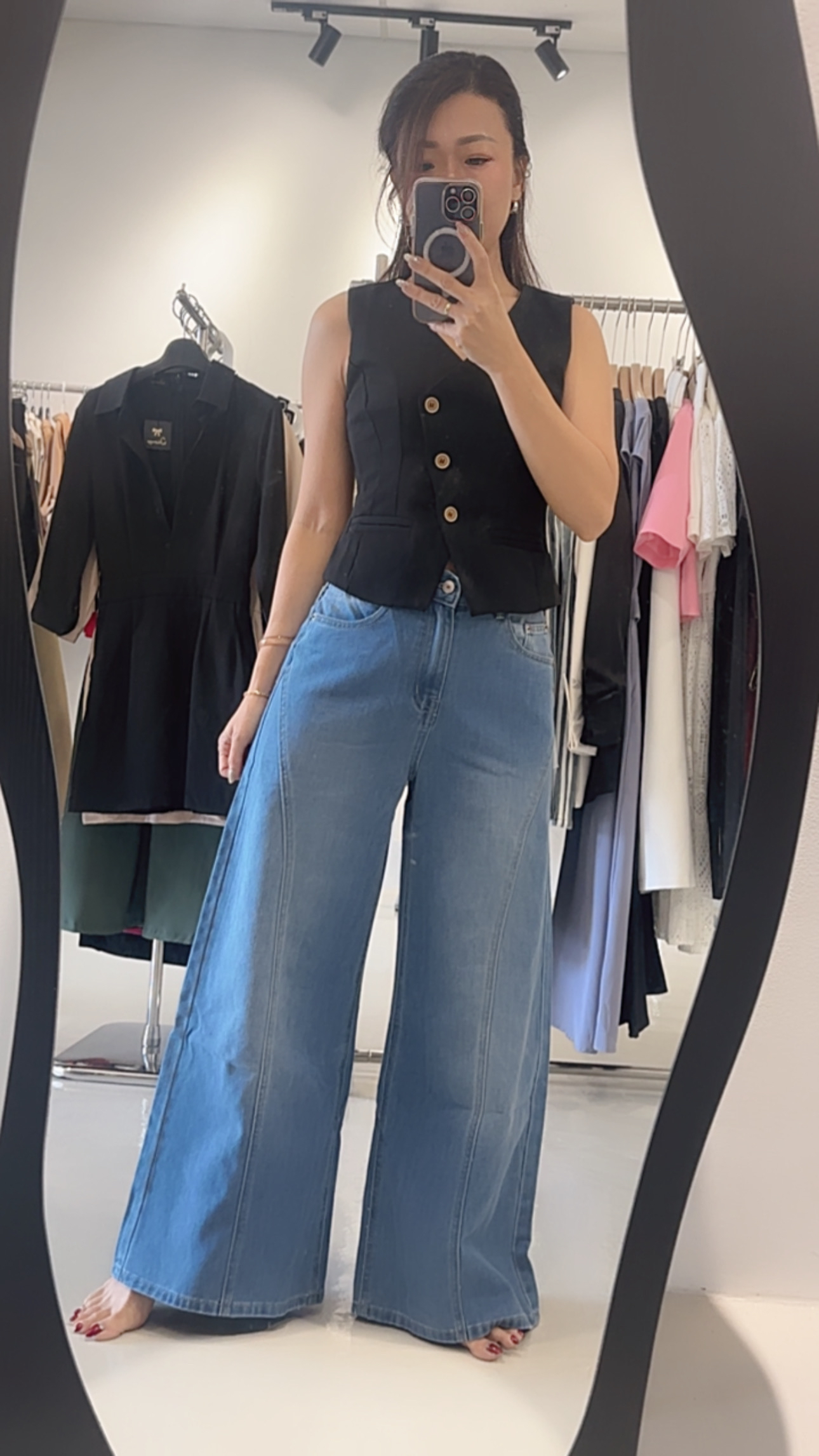 61023 PREMIUM SOFT LONG JEANS PANT 