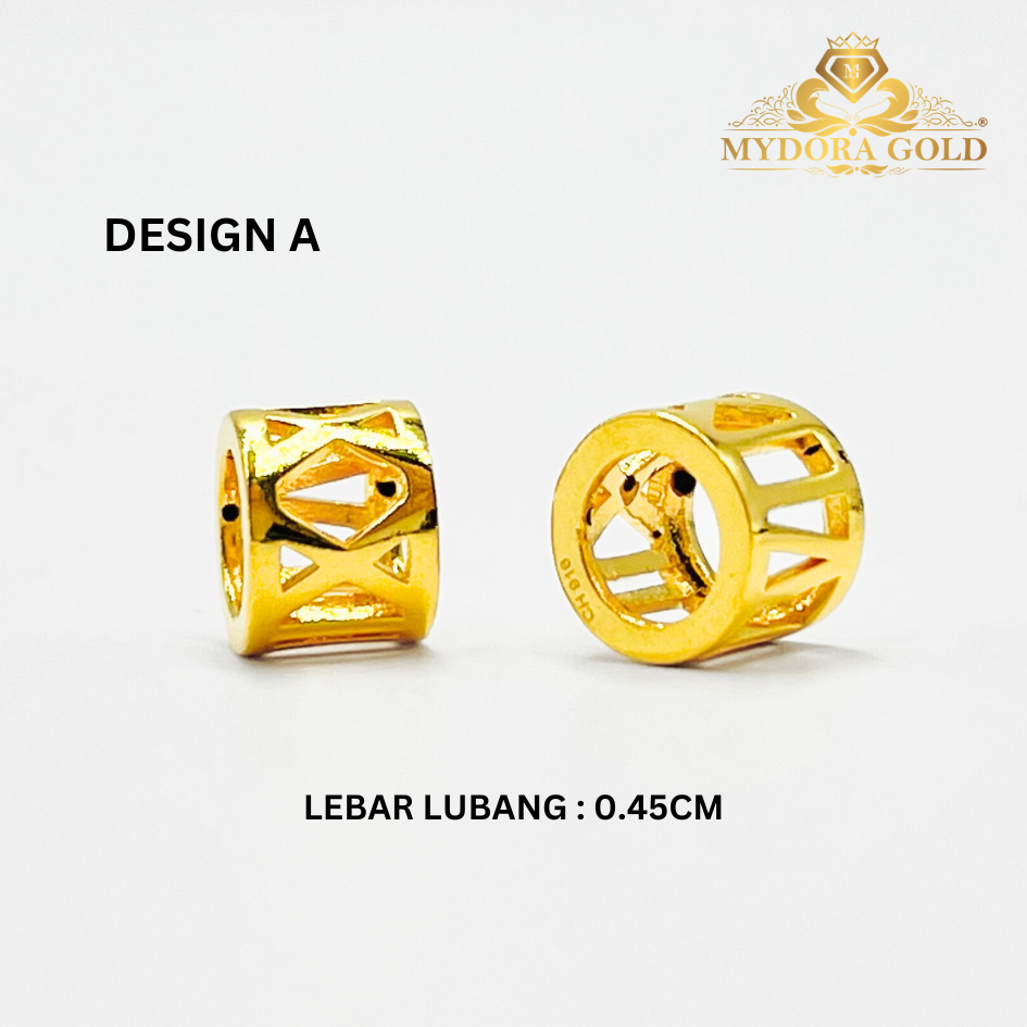 MYDORA Bead Huruf Roman (5G) l EMAS 916/22K