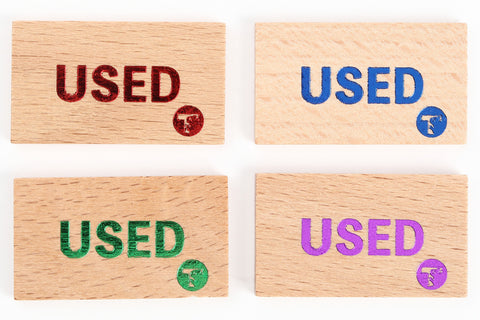 TOYGER USED 標示物（木製版）