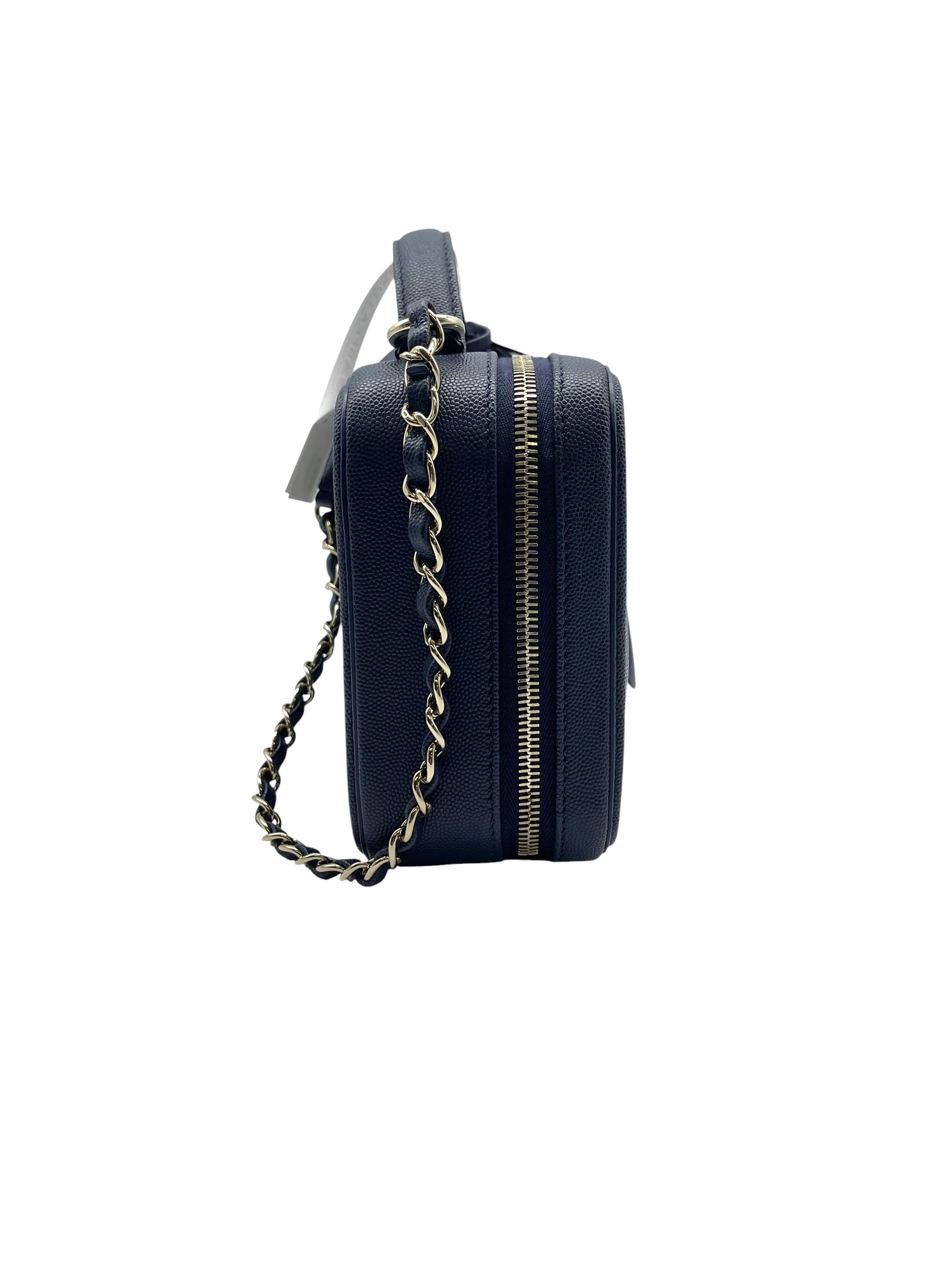 Pre-owned Chanel CC Filigree Vanity Case / Product Code: 072909