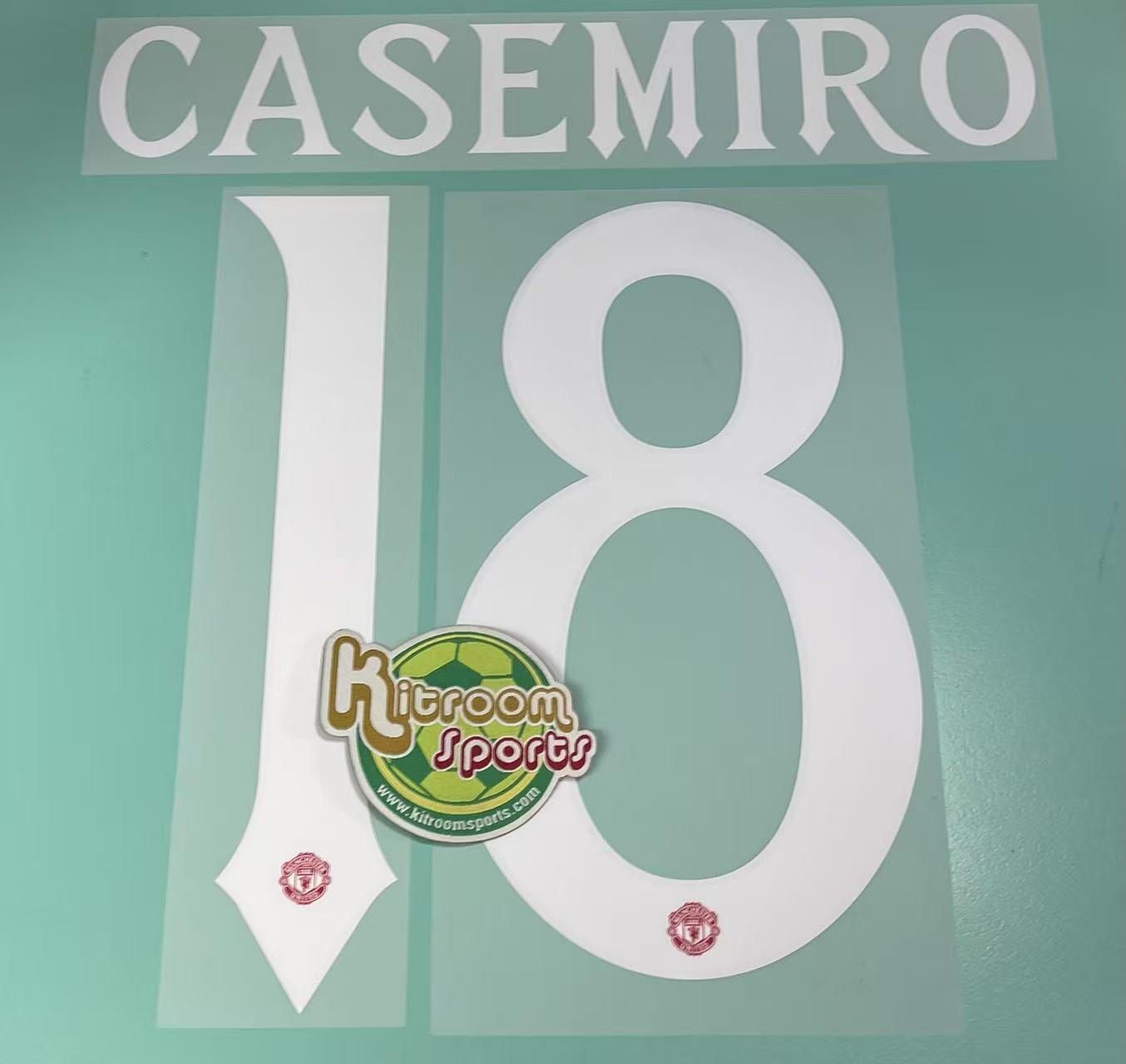 2025-26 Manchester United Home Cup Nameset #18 CASEMIRO