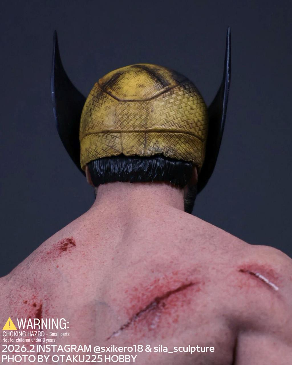 狼人戰損半面具頭雕 Wolverine Half Masked Head Sculpt project