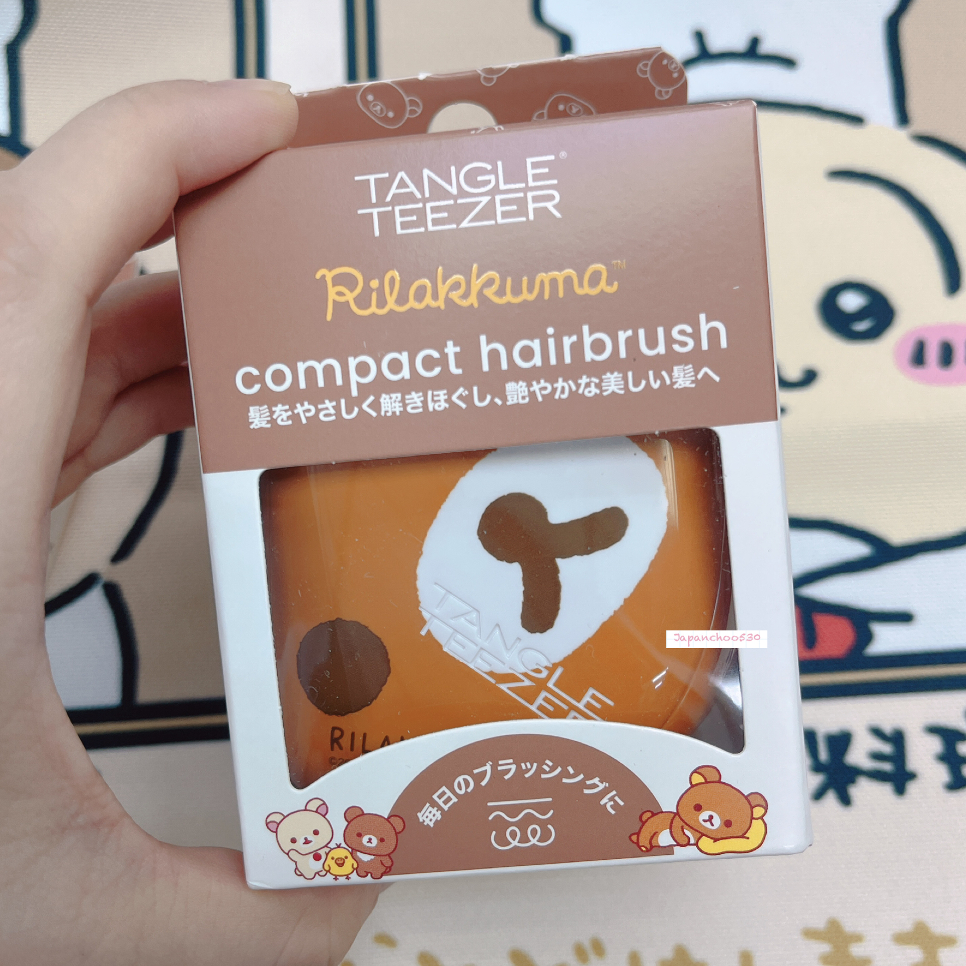 日本預訂📍日本鬆弛熊 x Tangle Teezer順髮梳子 2026年5月中旬出貨