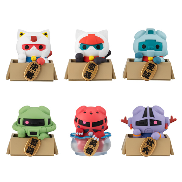 現貨 Megahouse Mega Cat 高達 招財貓 (BOX OF 6)