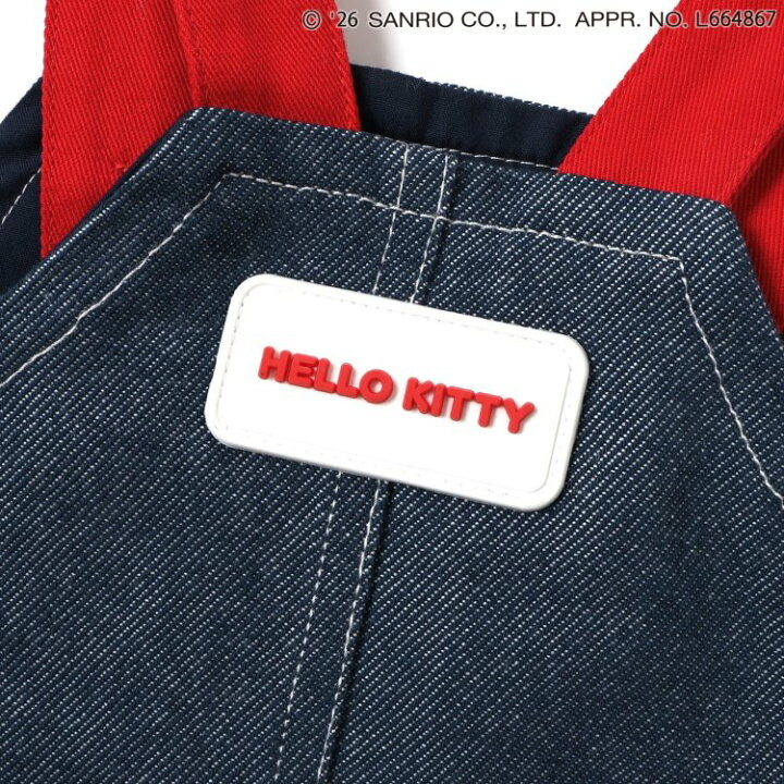 🇯🇵預訂 日本直送🇯🇵Apres les cours x Sanrio系列愛心人物刺繡口袋牛仔吊帶裙