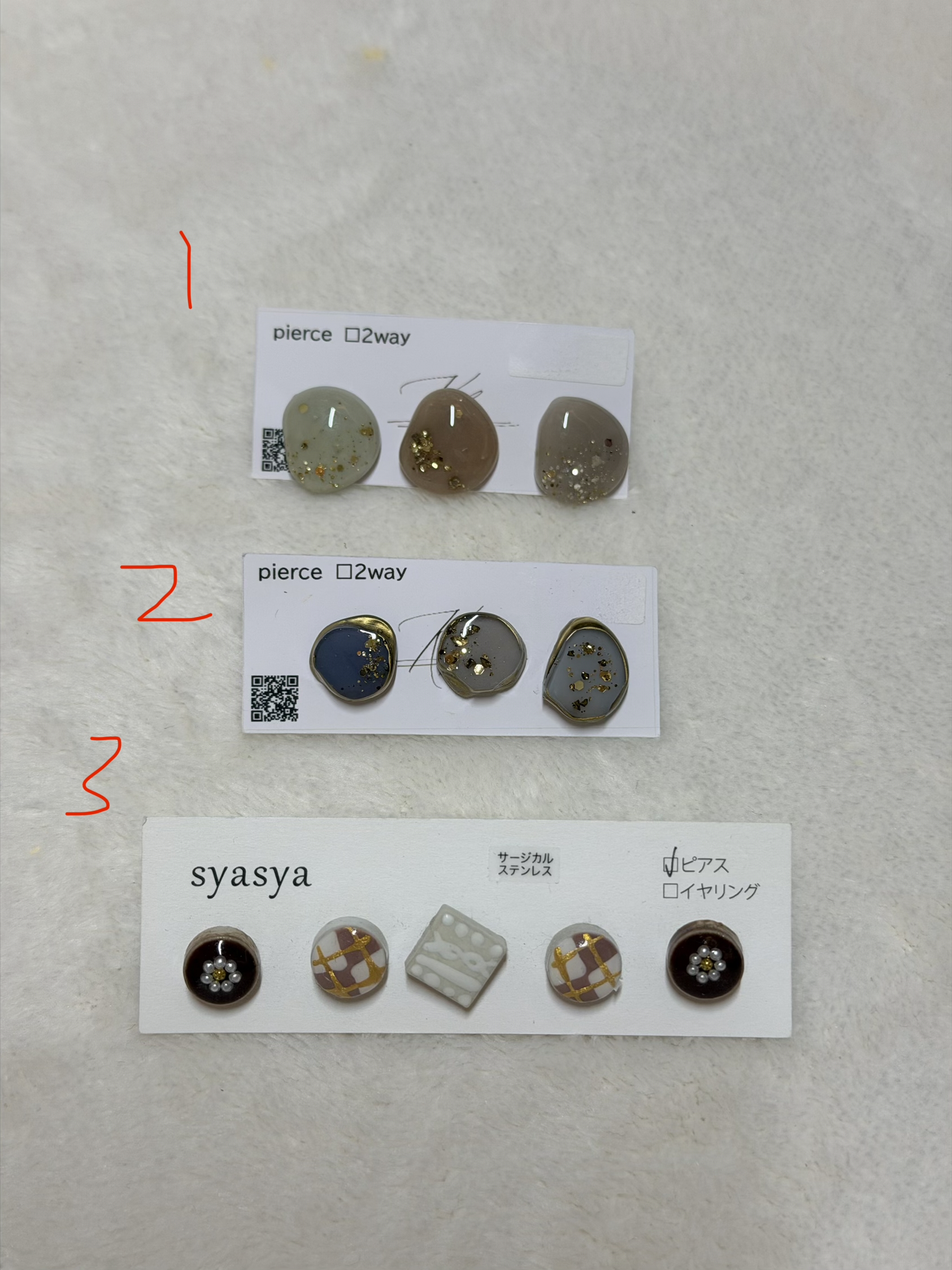 日本手作耳環