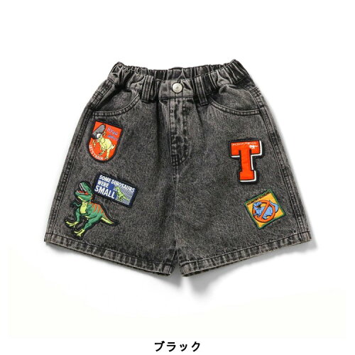 🆕【⭐訂購⭐】🌀 🇯🇵 日本直送 福井縣恐龍博物館 恐龍刺繡貼片 牛仔短褲［2款選］🌀 [ELDA-0077][260508]