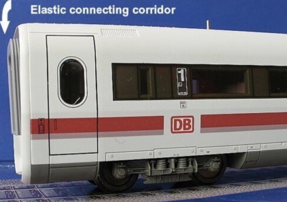 高速列車車廂系列：Fleischmann HO ICE-1 高速列車車廂（附燈光套件）