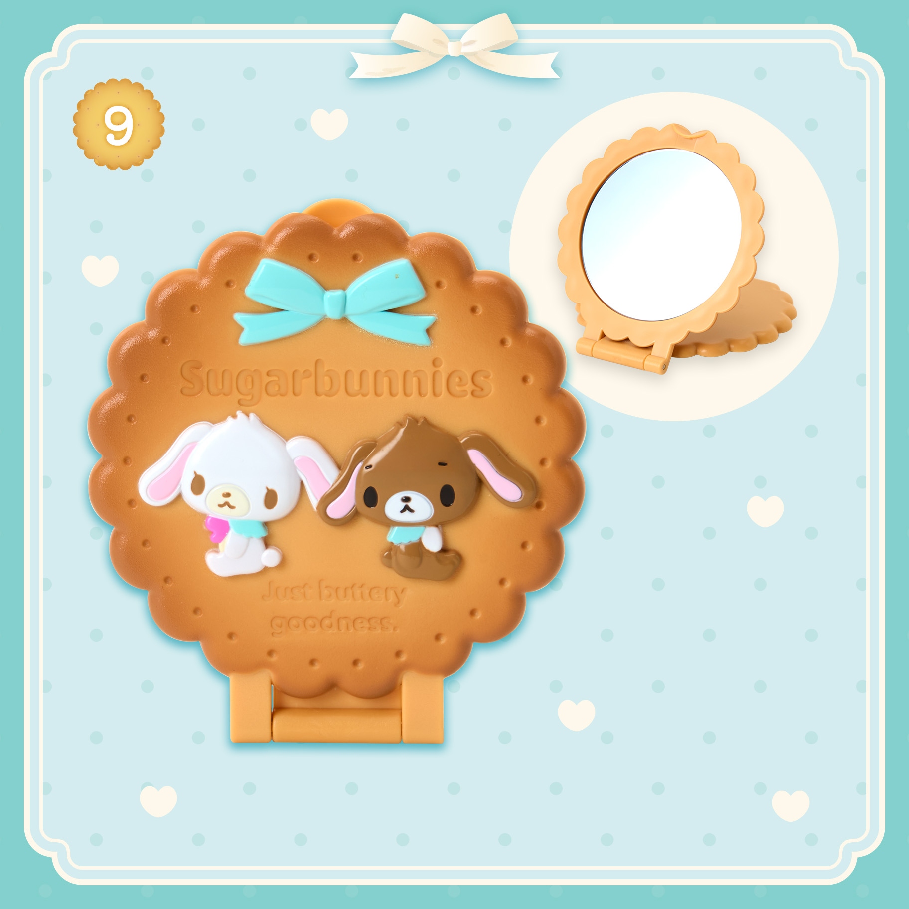 🌸 【預訂】Sugarbunnies Biscuit Series-No.9-折疊鏡