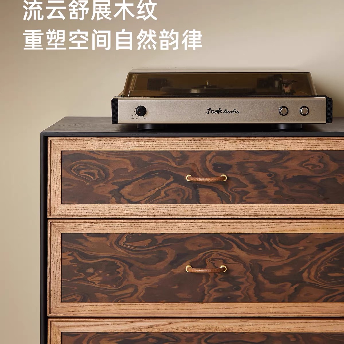 Kena可納/摩卡斗櫃中古實木餐邊櫃家用客廳復古收納儲物櫃玄關櫃 Lockers