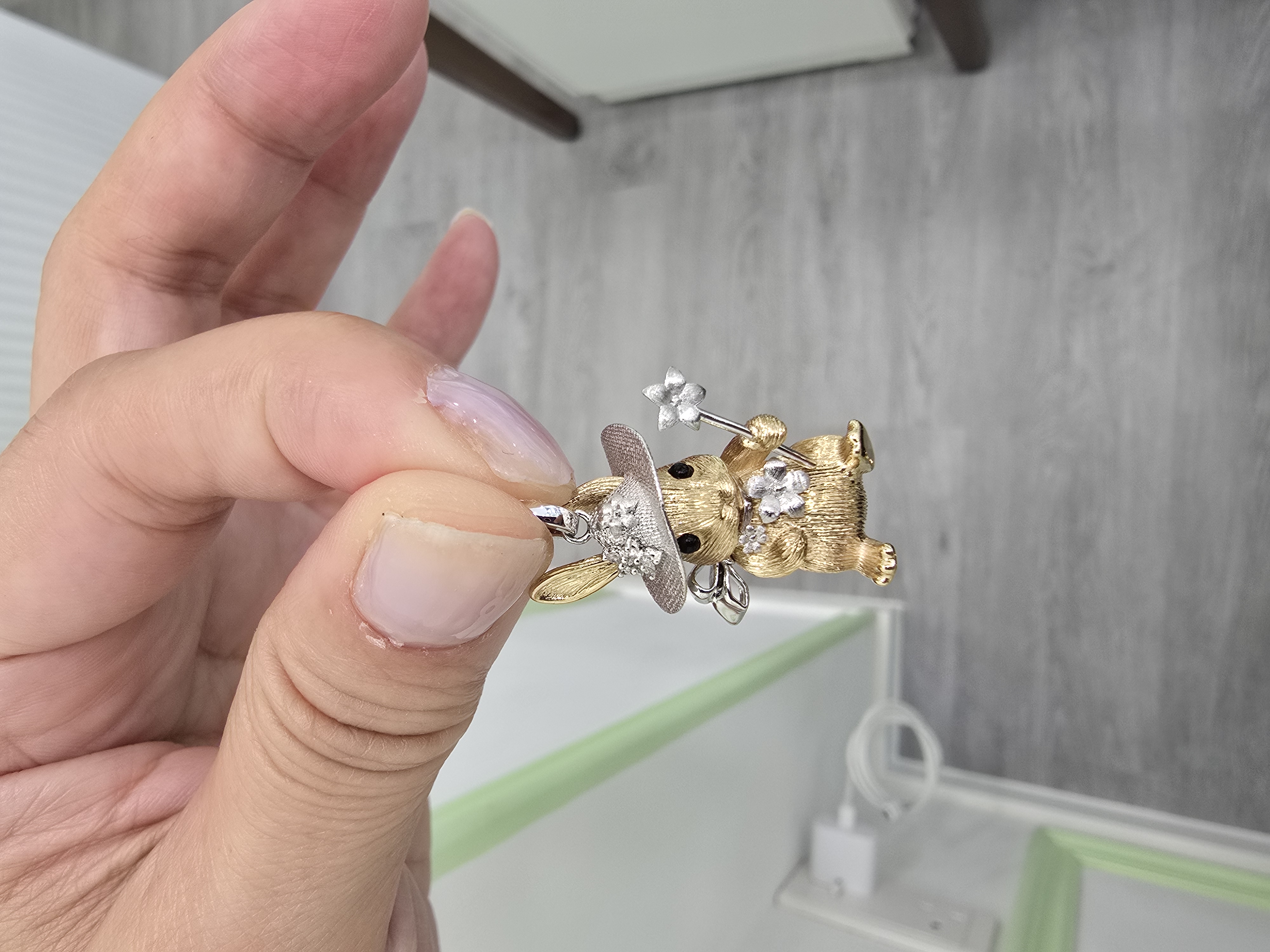 18K鑽石吊墜 W6.95g