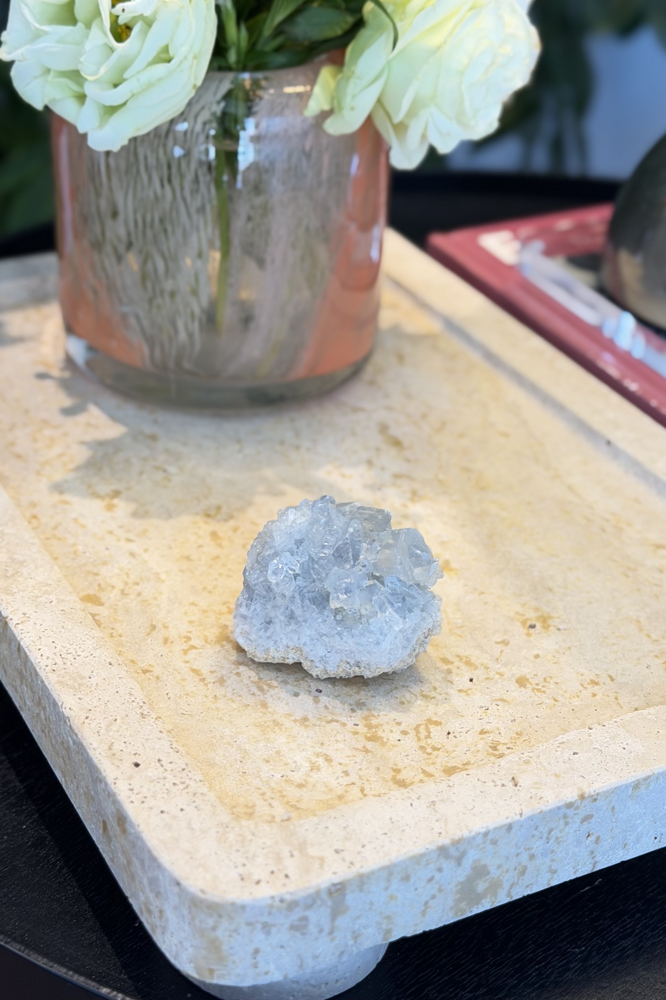  ༒4.2cm 天青石原石粒 ༒ 3511H3A-RA18*17A>