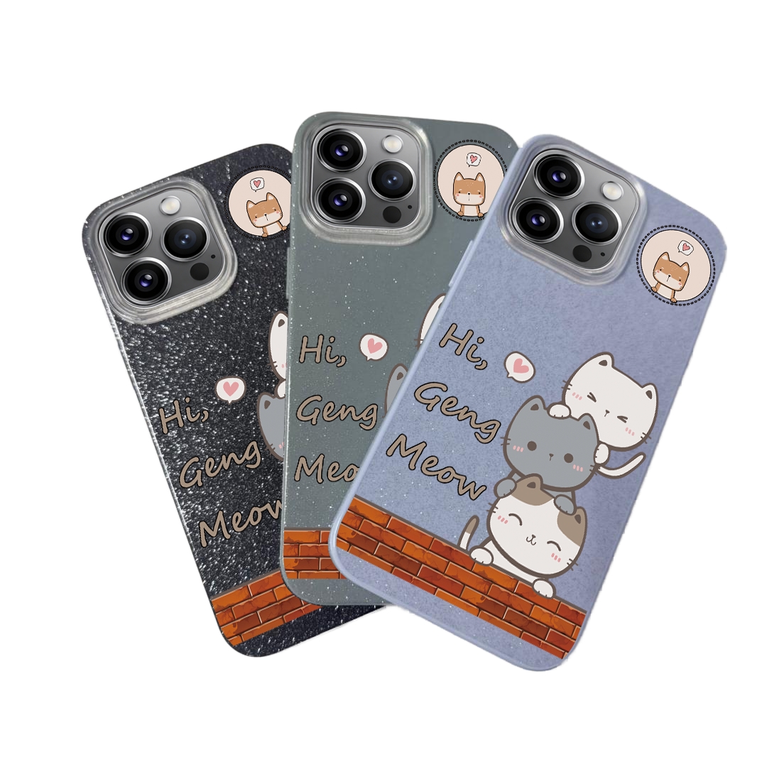 BLING CASE PHONE FOR IPHONE - DESIGN CAT D
