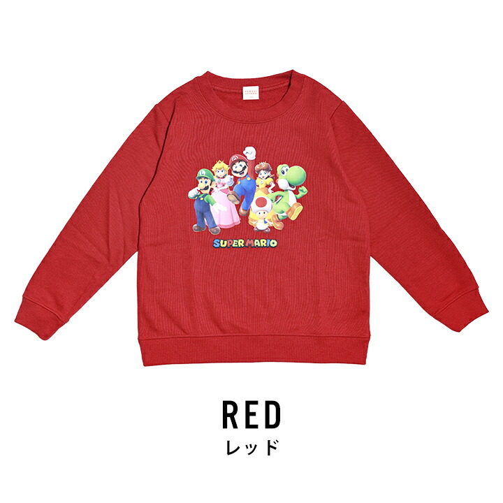 🆕【⭐訂購⭐】🇯🇵 日本直送 🌀#Mario 束袖衛衣［3款選］🌀 [PLBA-0012]  [260216]