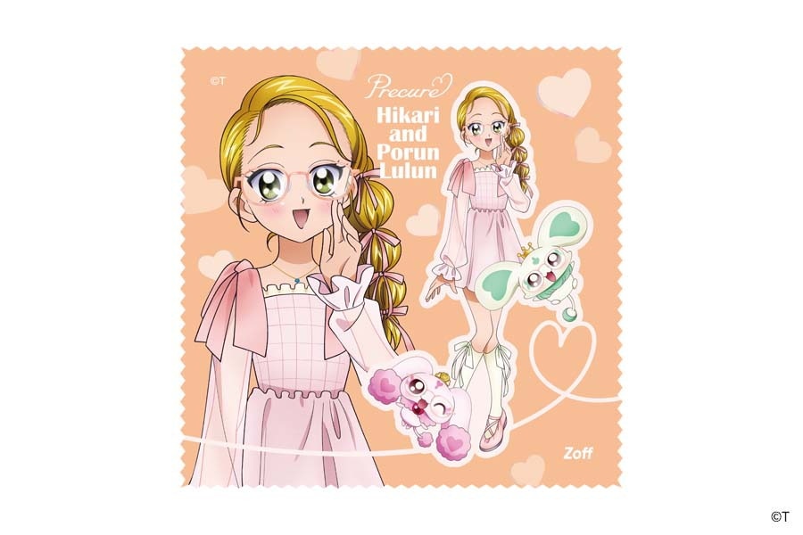 Zoff 光之美少女 PreCure Max Heart 眼鏡連眼鏡布 夏妮露米納斯Model #P-PCG1055 [Zoff] (PRE-ORDER) [2026/11]