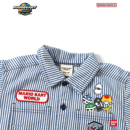 🆕【⭐訂購⭐】🌀 🇯🇵 日本直送🇯🇵 #MarioKart 刺繡貼布 短袖襯衫［2款選］🌀 [ELEA-0073][260607]