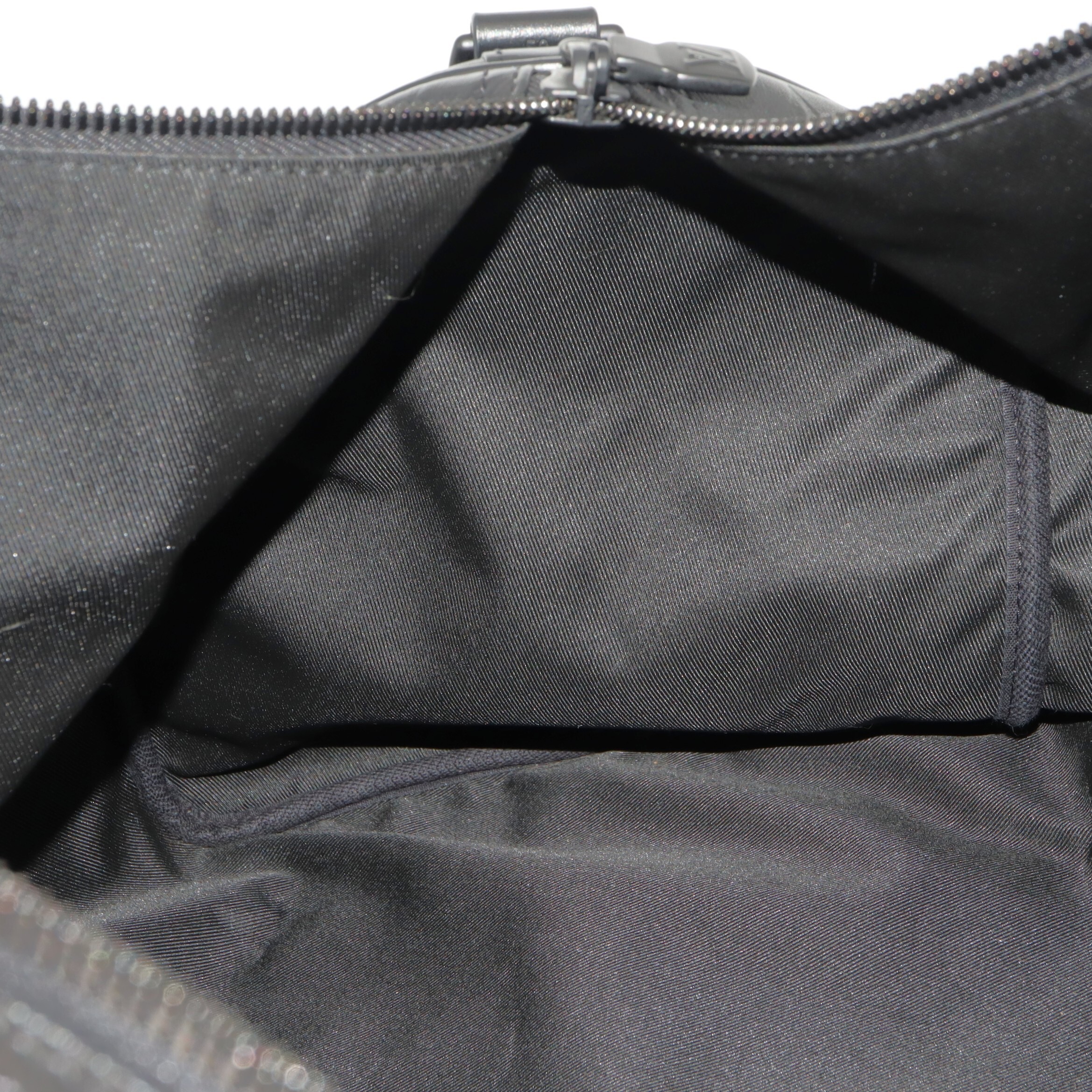 Louis Vuitton Monogram Shadow Keepall 50 Bandouliere Travel Bag