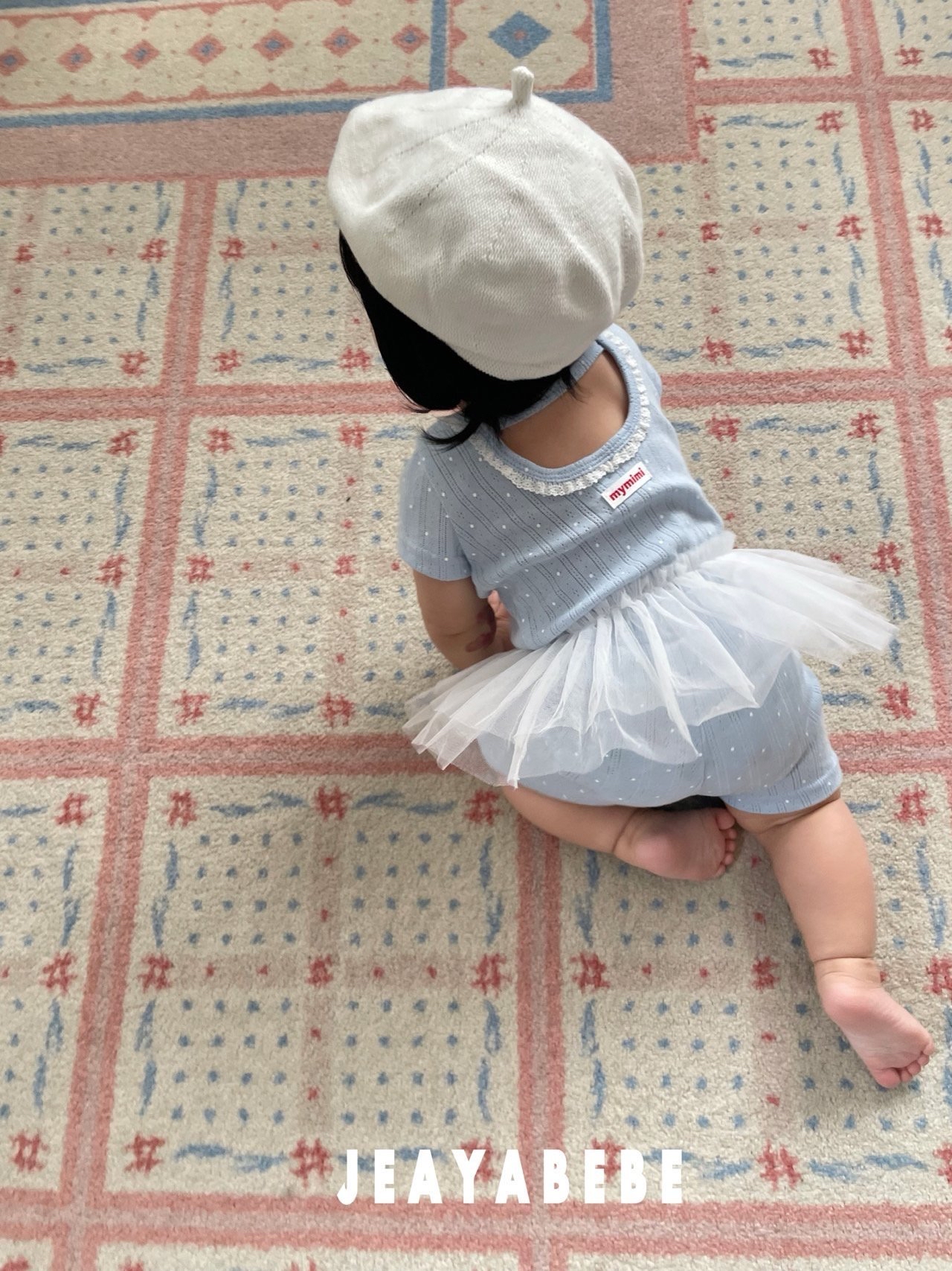 Jeayabebe | Soft cotton set (Navy /Blue XL(100-110)