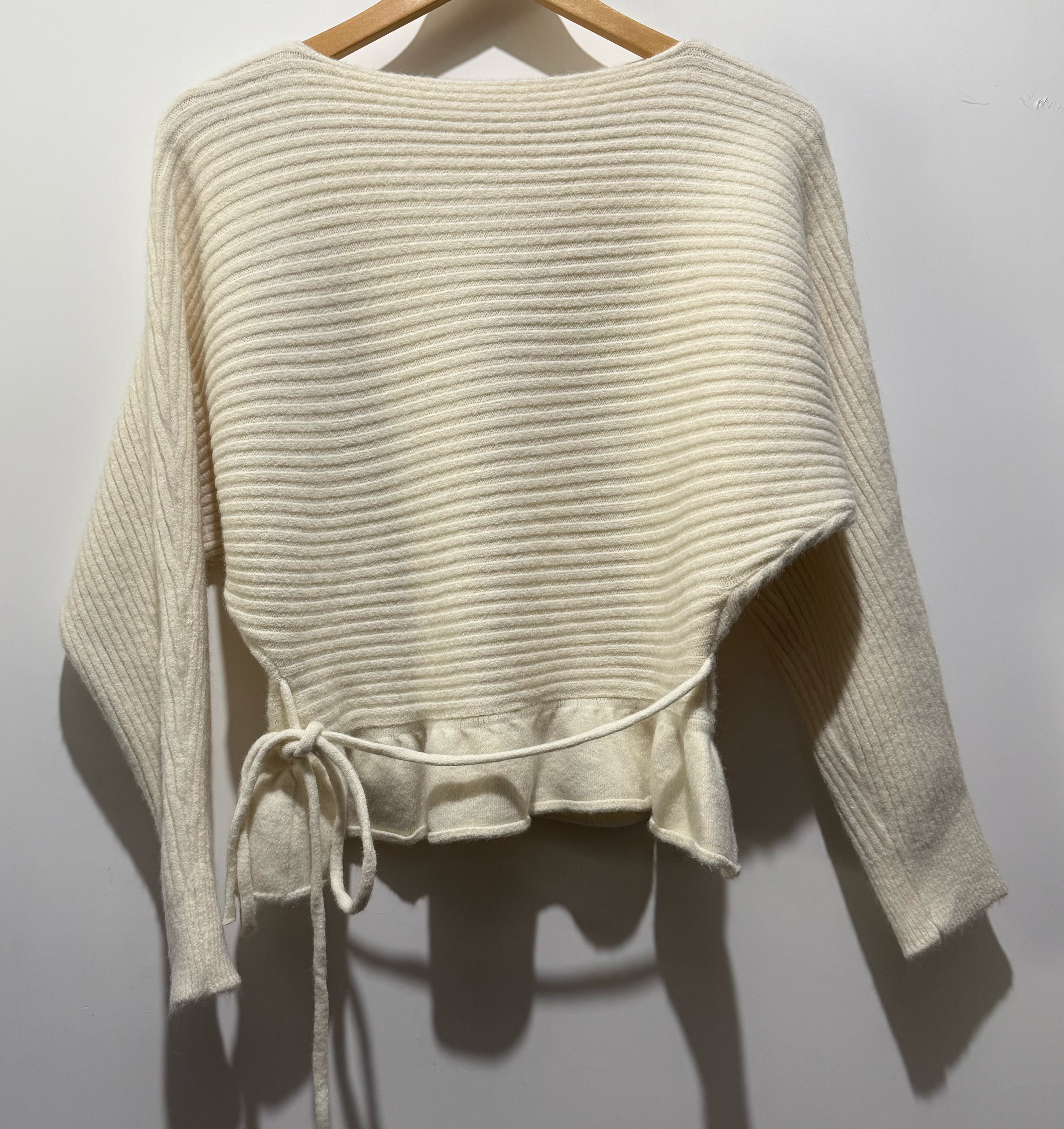 #2057 Ruffles邊針織Top