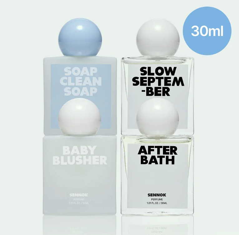 韓國 SENNOK 經典 沐浴感 美學系列  香水 30ml｜After Bath / Slow September / Soap Clean Soap / Baby Blusher 