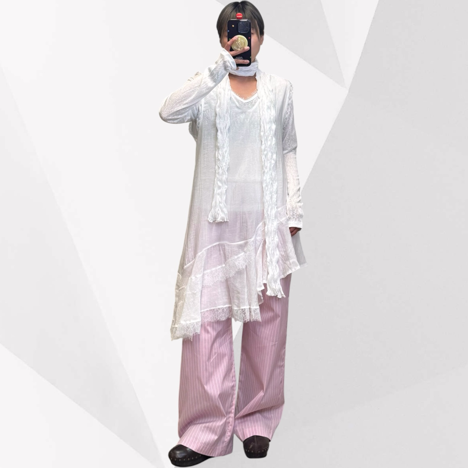 221192 喱士邊斜腳背心