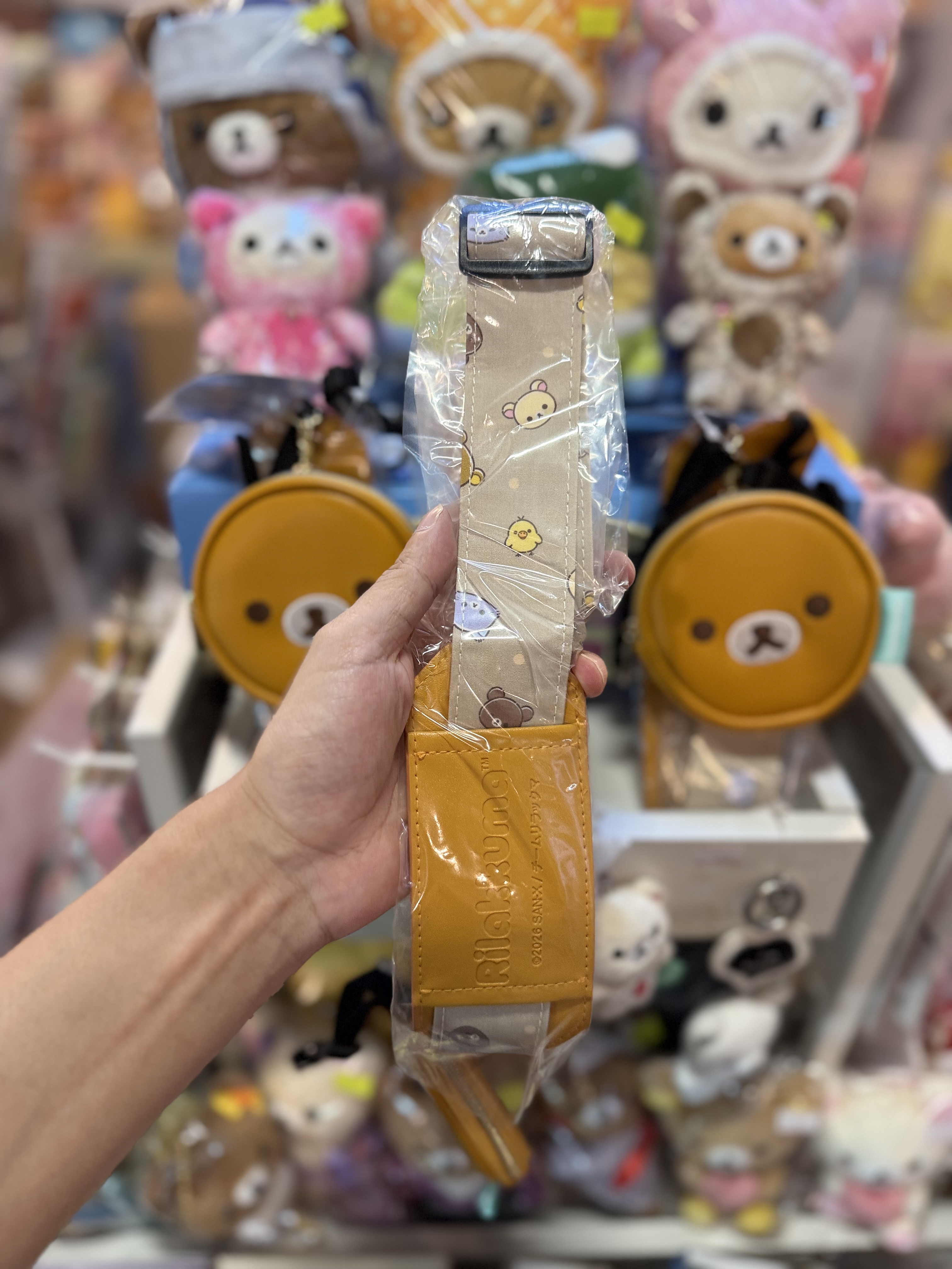 《現貨》全新Rilakkuma瓦瓦貓系列相機帶
