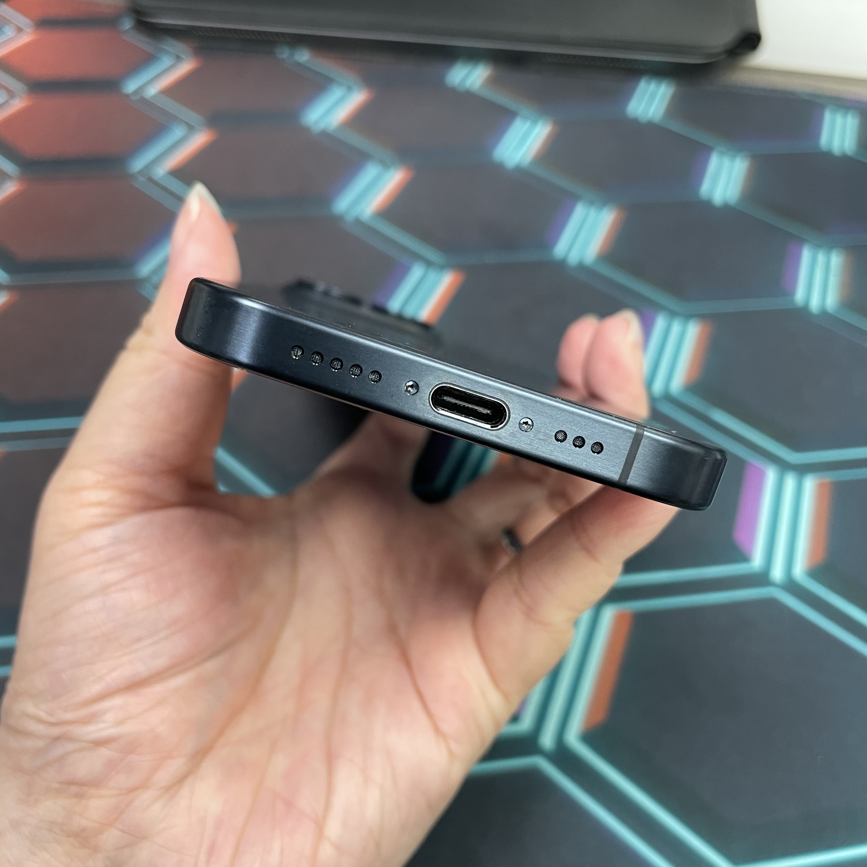 *8153 15 pro 完美機 256GB 電85 藍色 blue
