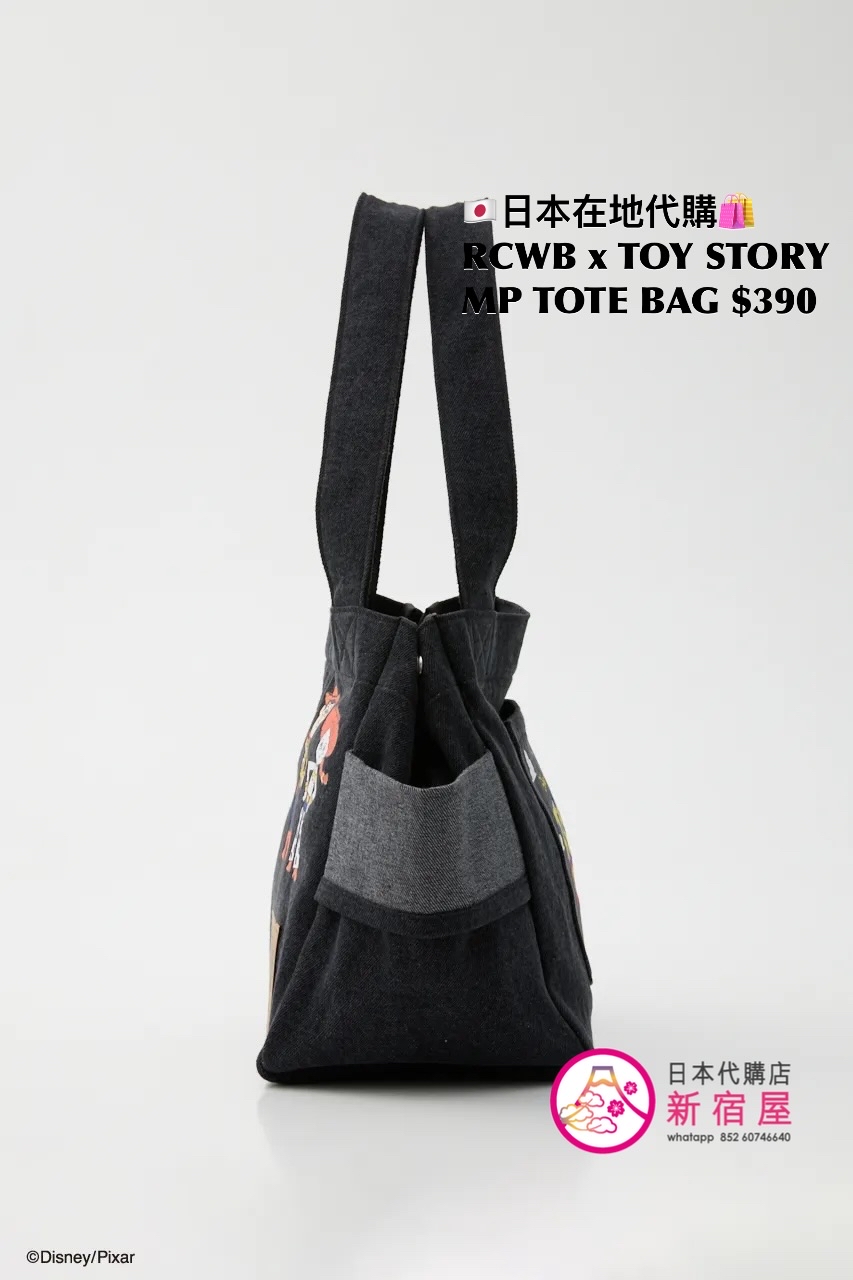 RODEO CROWNS WIDE BOWL x TOY STORY MULTI-PURPOSE TOTE BAG