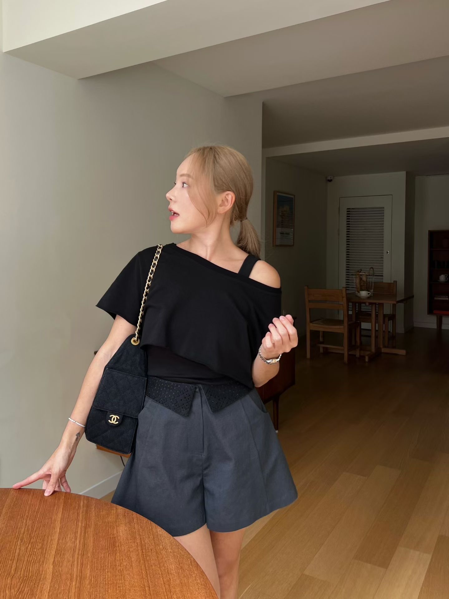 B23 吊帶+ crop top set 