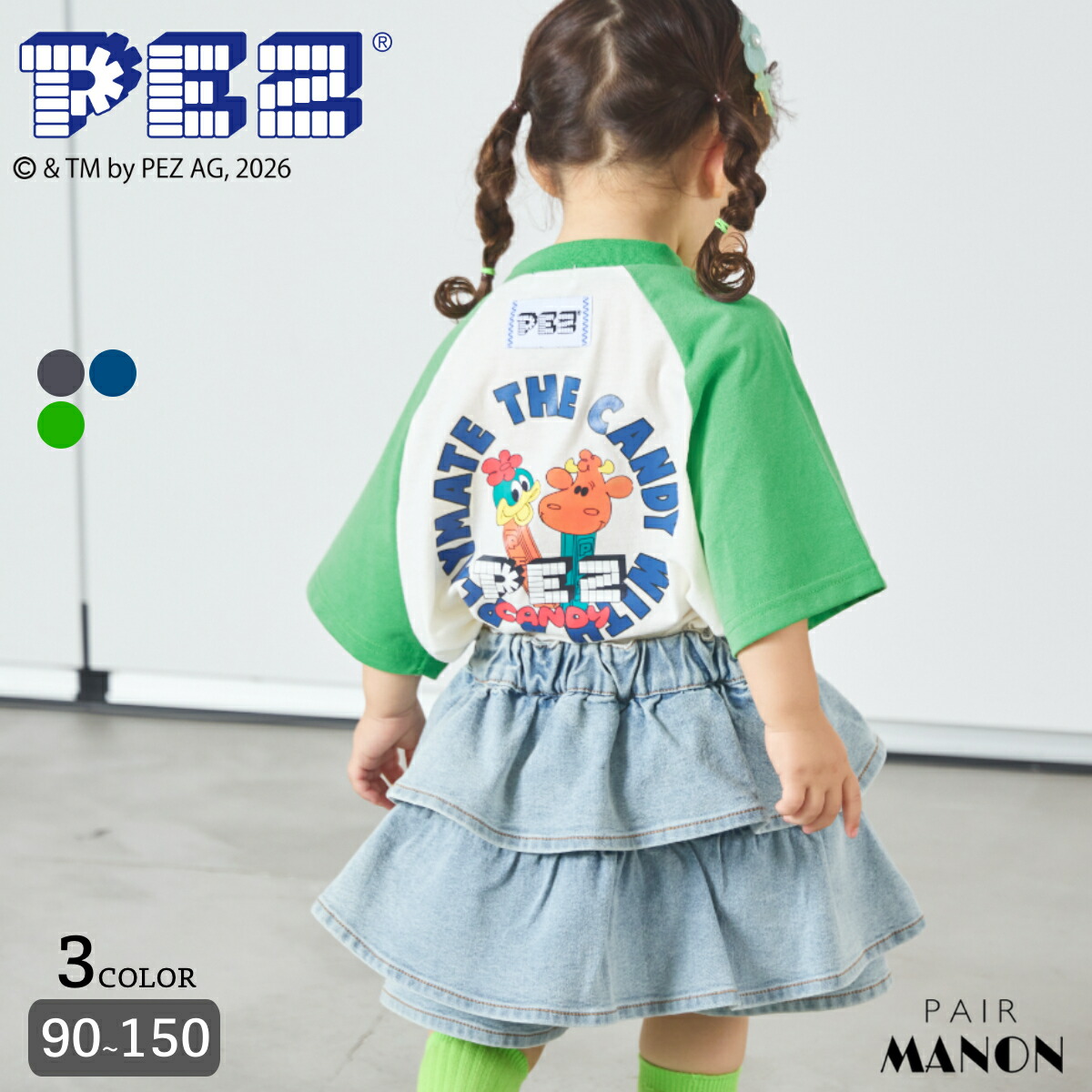 🆕【⭐訂購⭐】 🌀糖果品牌 #PEZ 復古風圖案 插肩 短袖Tee［3款選］🌀[ELFA-0200][260726]